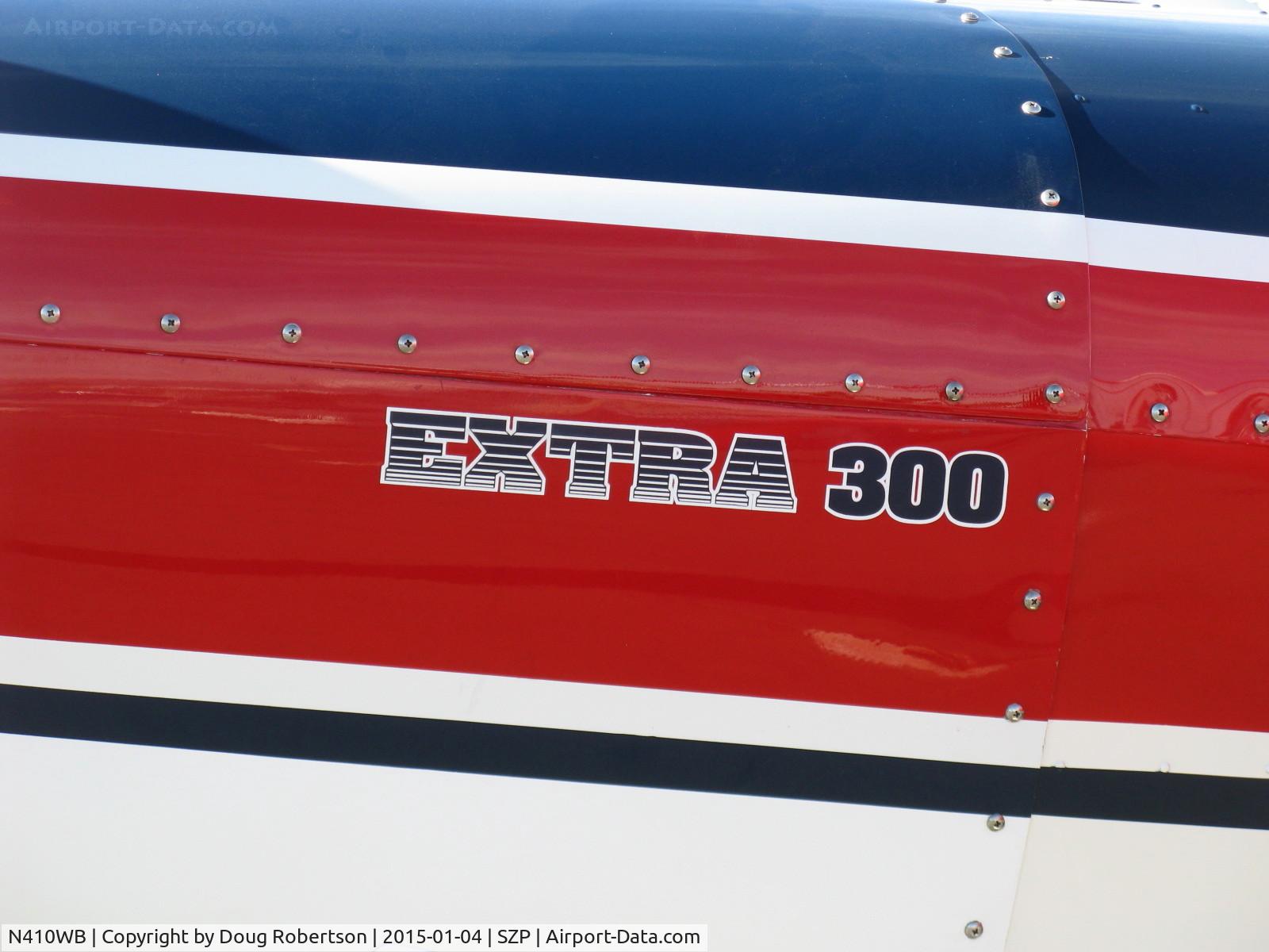 N410WB, 1991 Extra EA-300 C/N 029, 1991 Extra Fleugzeugbau Gmbh EXTRA EA-300, Lycoming AEIO-540-L1B5 300 Hp, full inverted systems, logo