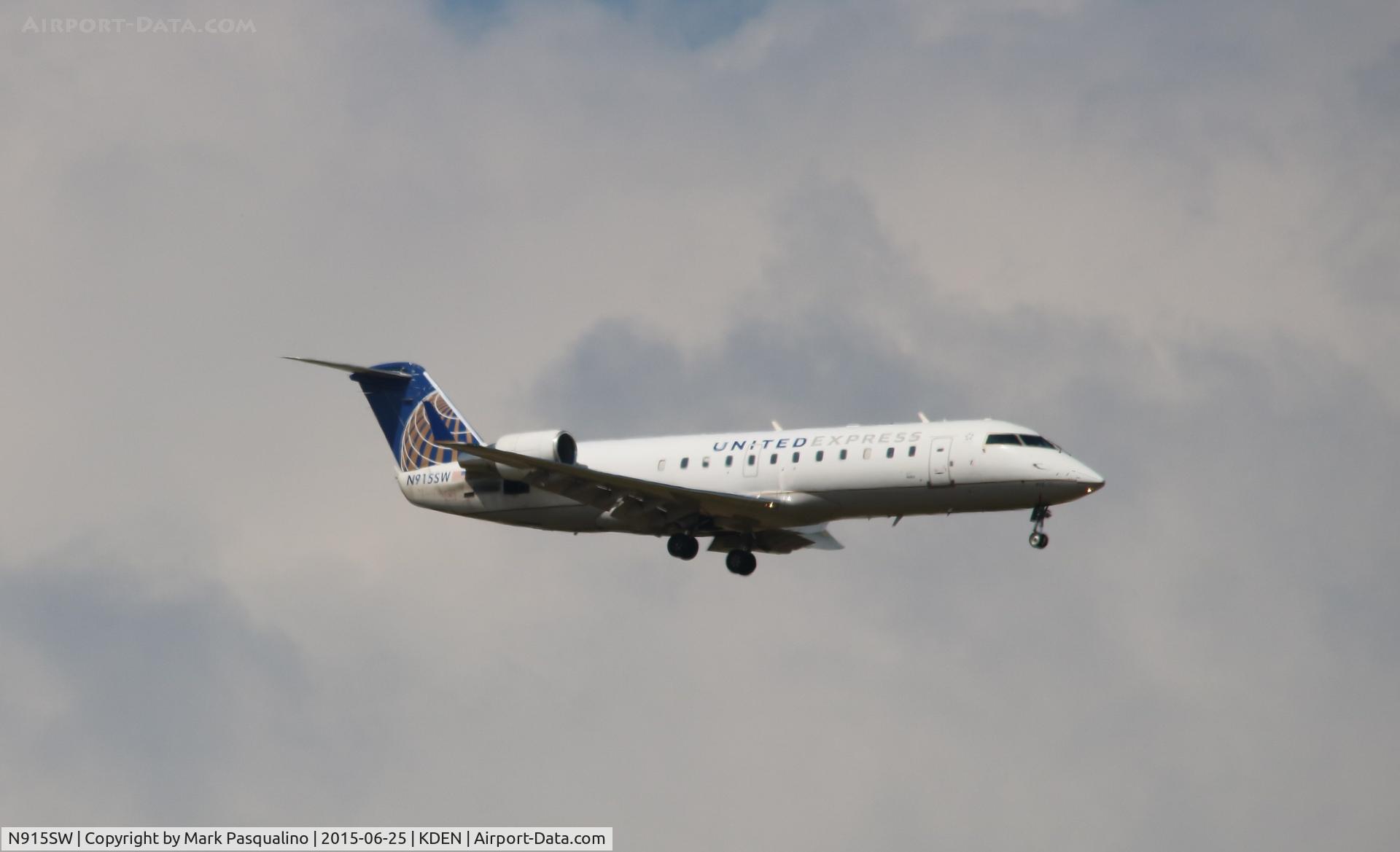 N915SW, 2002 Bombardier CRJ-200LR (CL-600-2B19) C/N 7615, CL-600-2B19