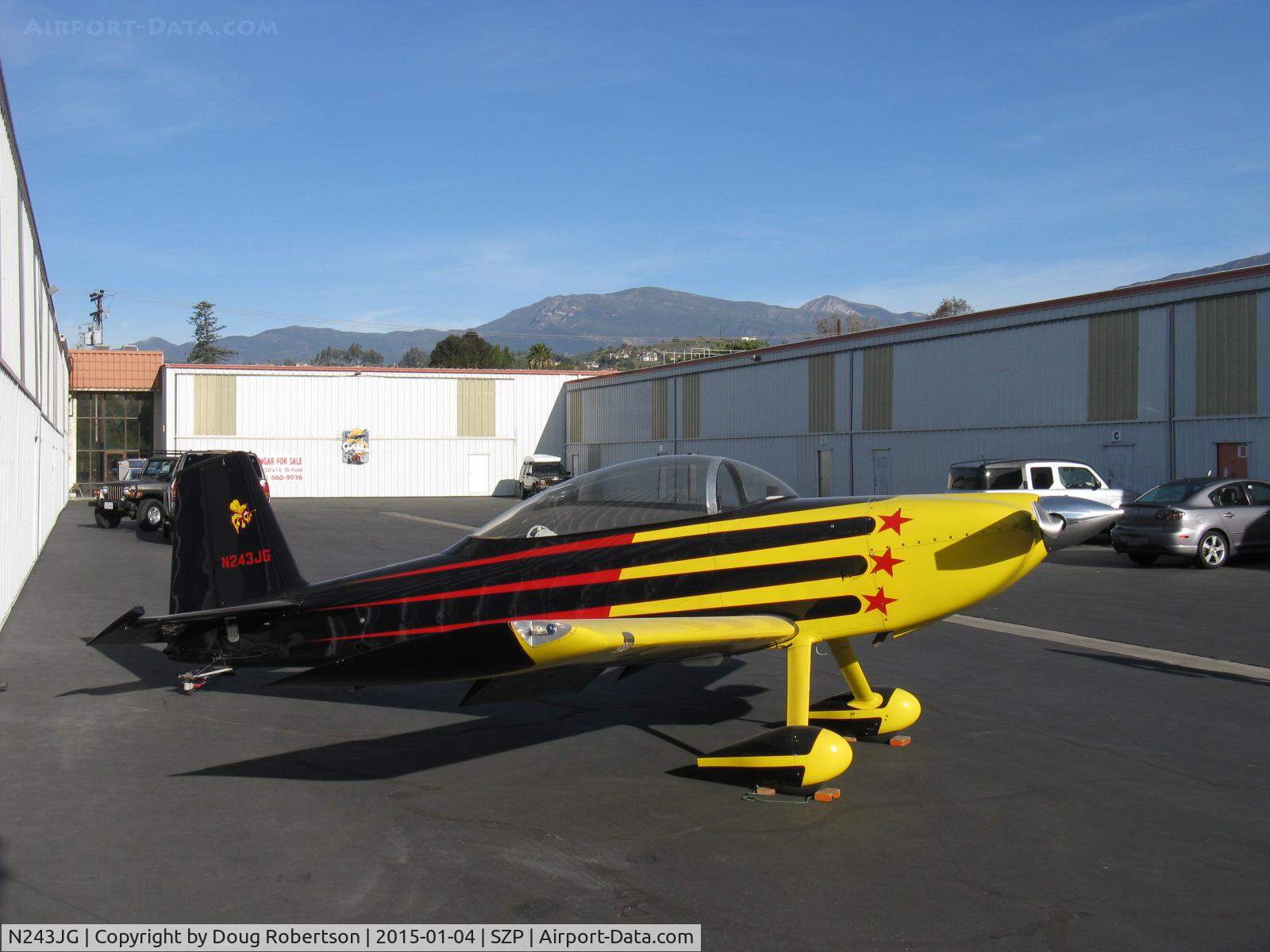 N243JG, 2001 Vans RV-8 C/N 80669, 2001 Grubbs VAN's RV-8, Lycoming IO-360