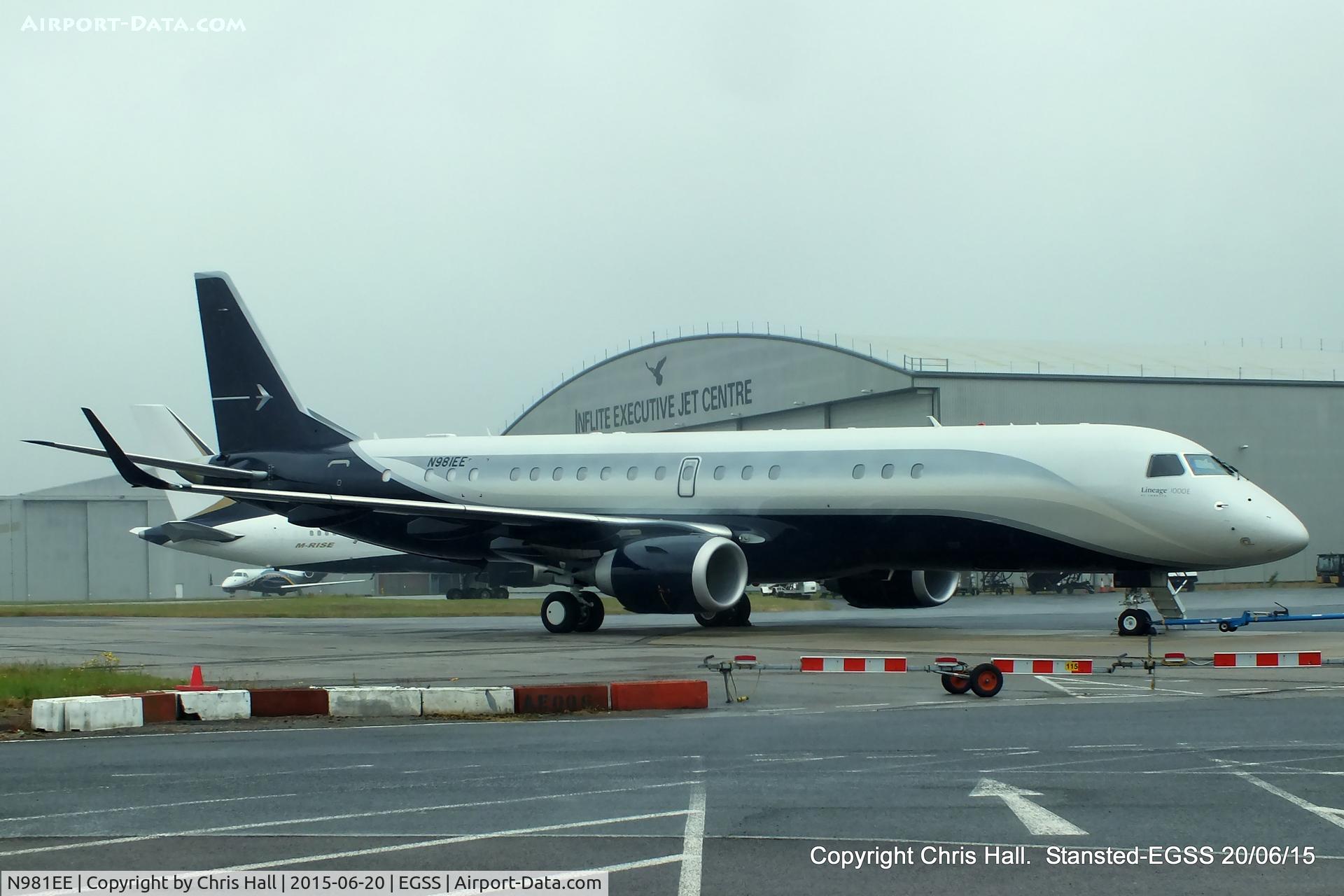 N981EE, 2013 Embraer ERJ-190-100ECJ Lineage 1000 C/N 19000559, Embraer Executive Aircraft