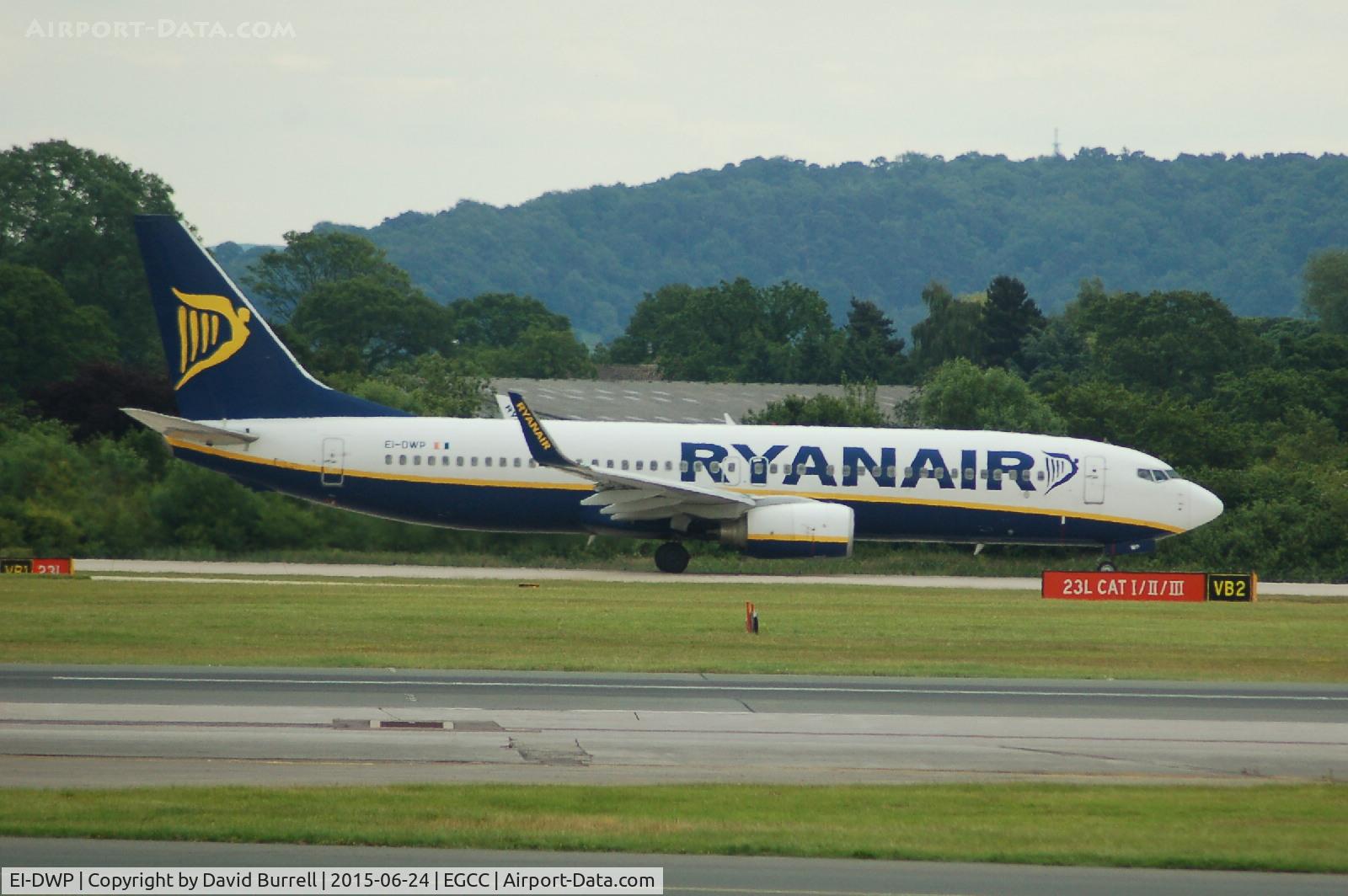 EI-DWP, 2007 Boeing 737-8AS C/N 36082, Ryanair Boeing 737-8AS at Take Off Manchester Airport.