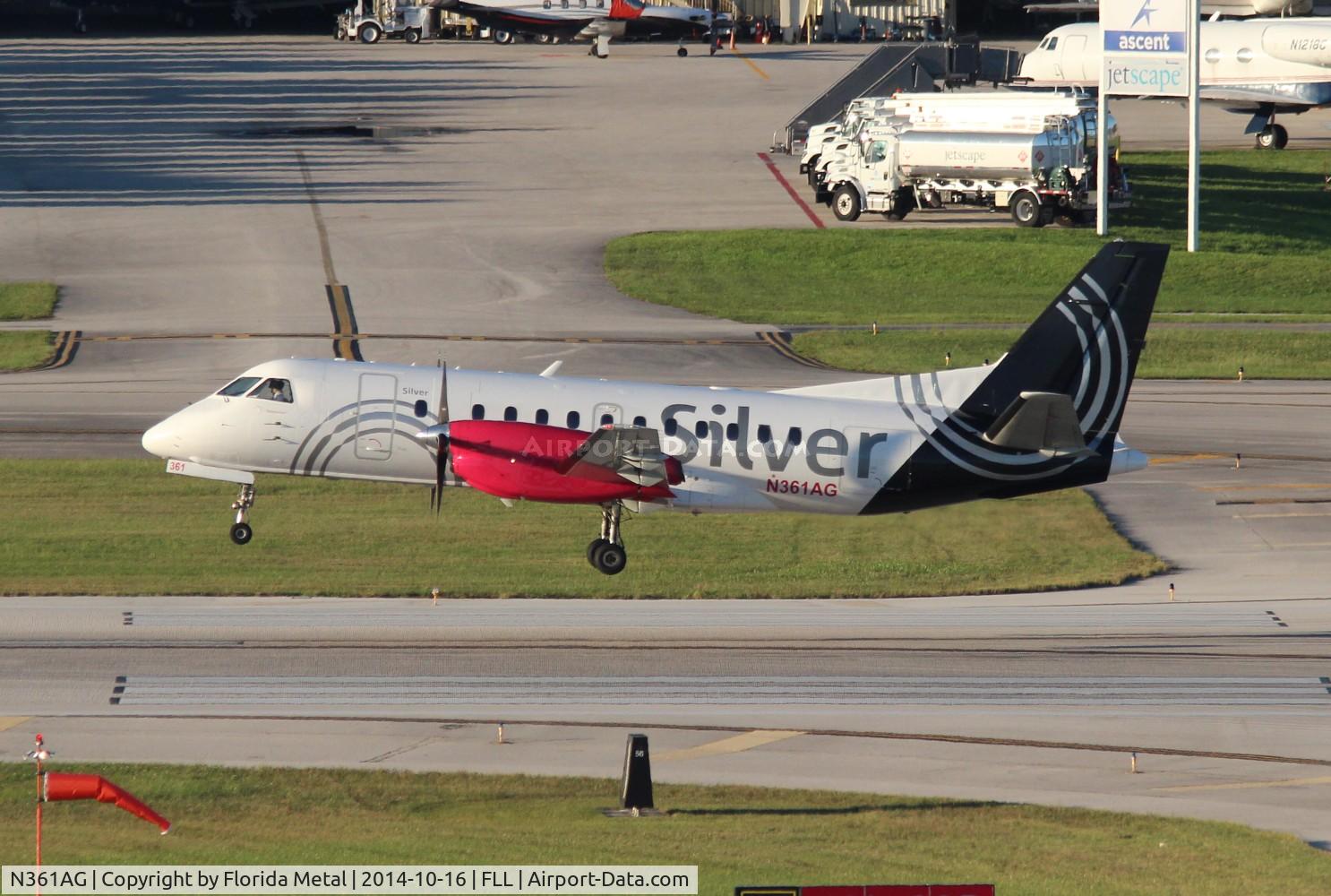N361AG, 1998 Saab 340B C/N 340B-451, Silver Airways