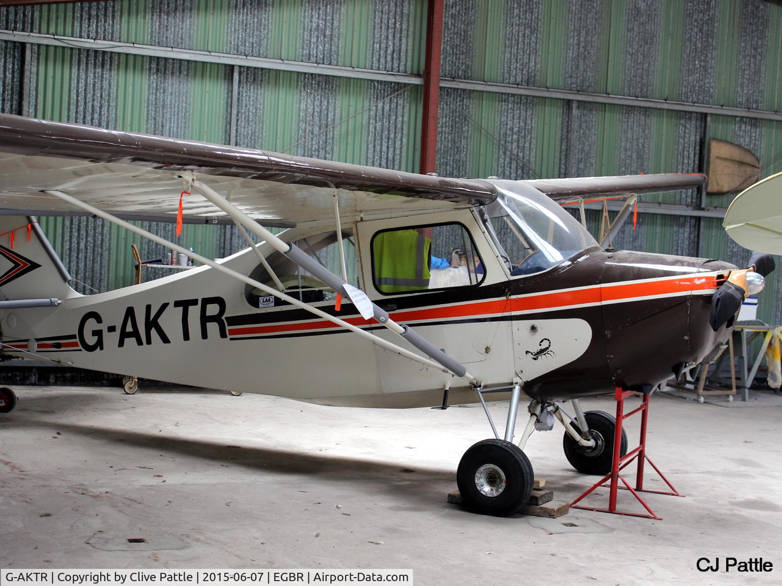 G-AKTR, 1946 Aeronca 7AC Champion C/N 7AC-3017, Hangared at The Real Aeroplane Company Ltd, Breighton Airfield, Yorkshire, U.K.  - EGBR