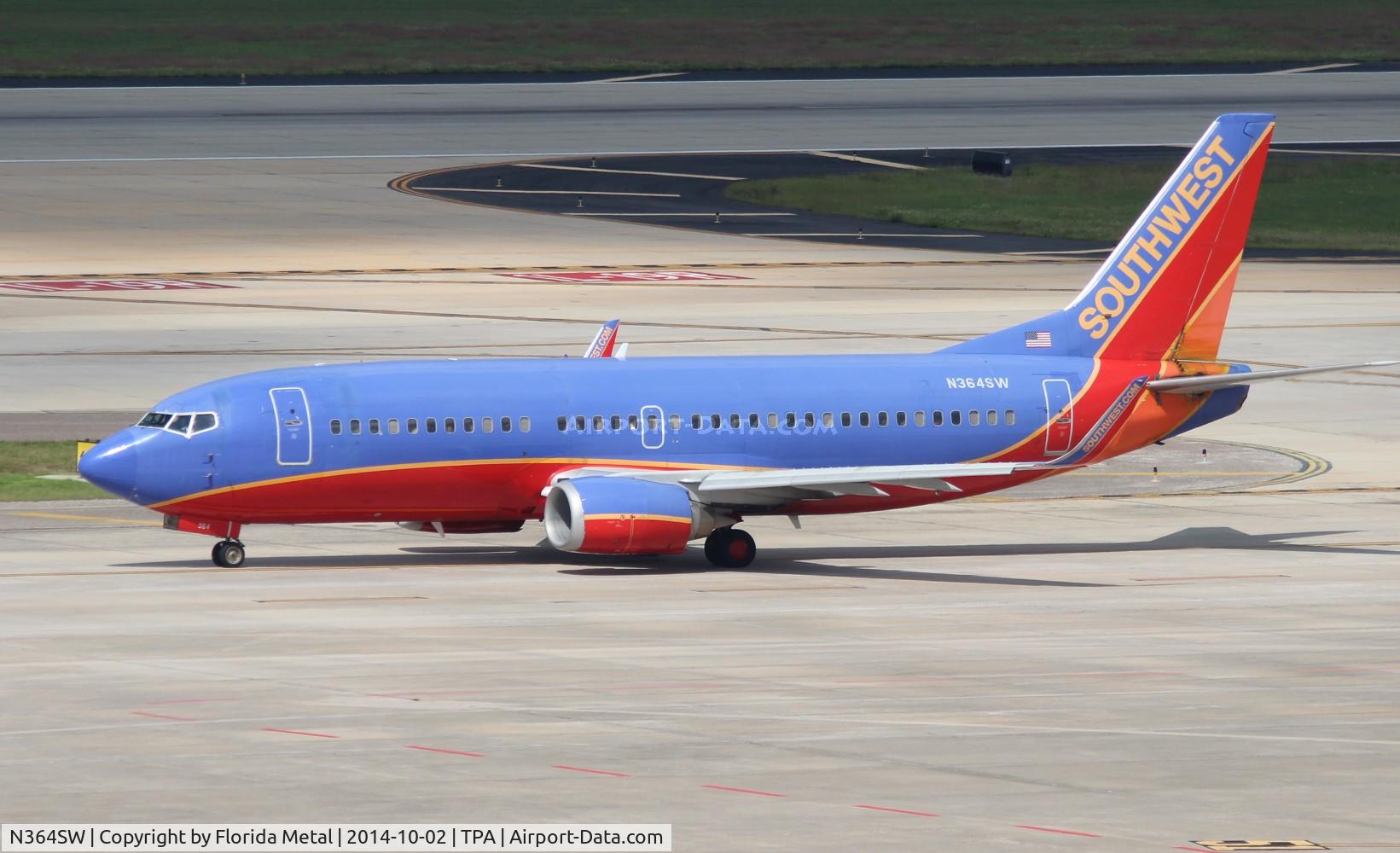 N364SW, 1993 Boeing 737-3H4 C/N 26575, Southwest