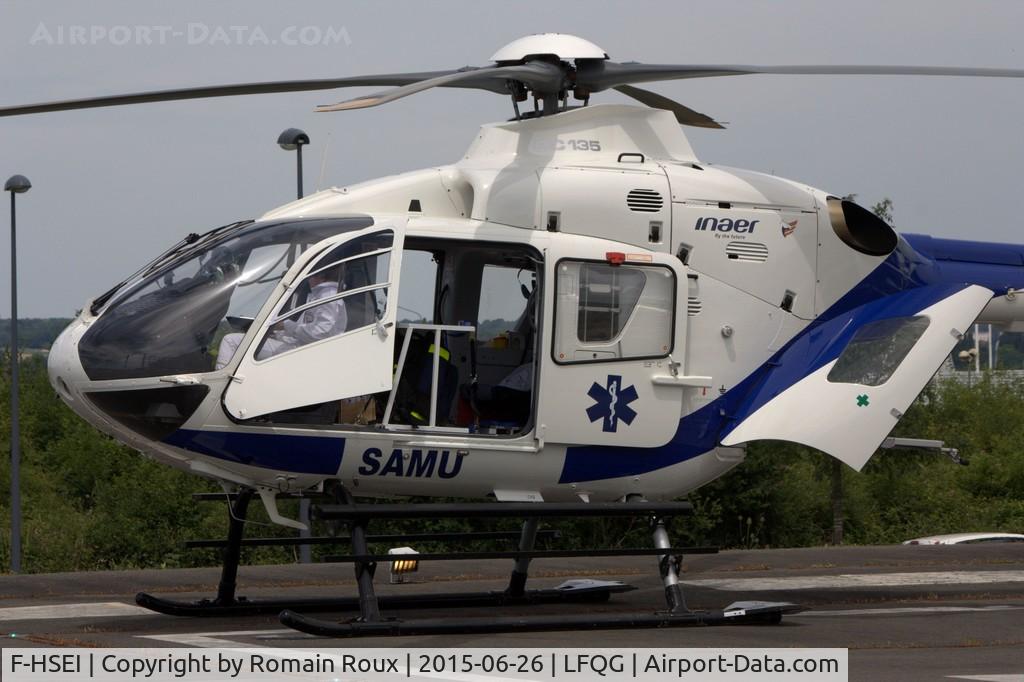 F-HSEI, 2005 Eurocopter EC-135P-2 C/N 0415, Parked