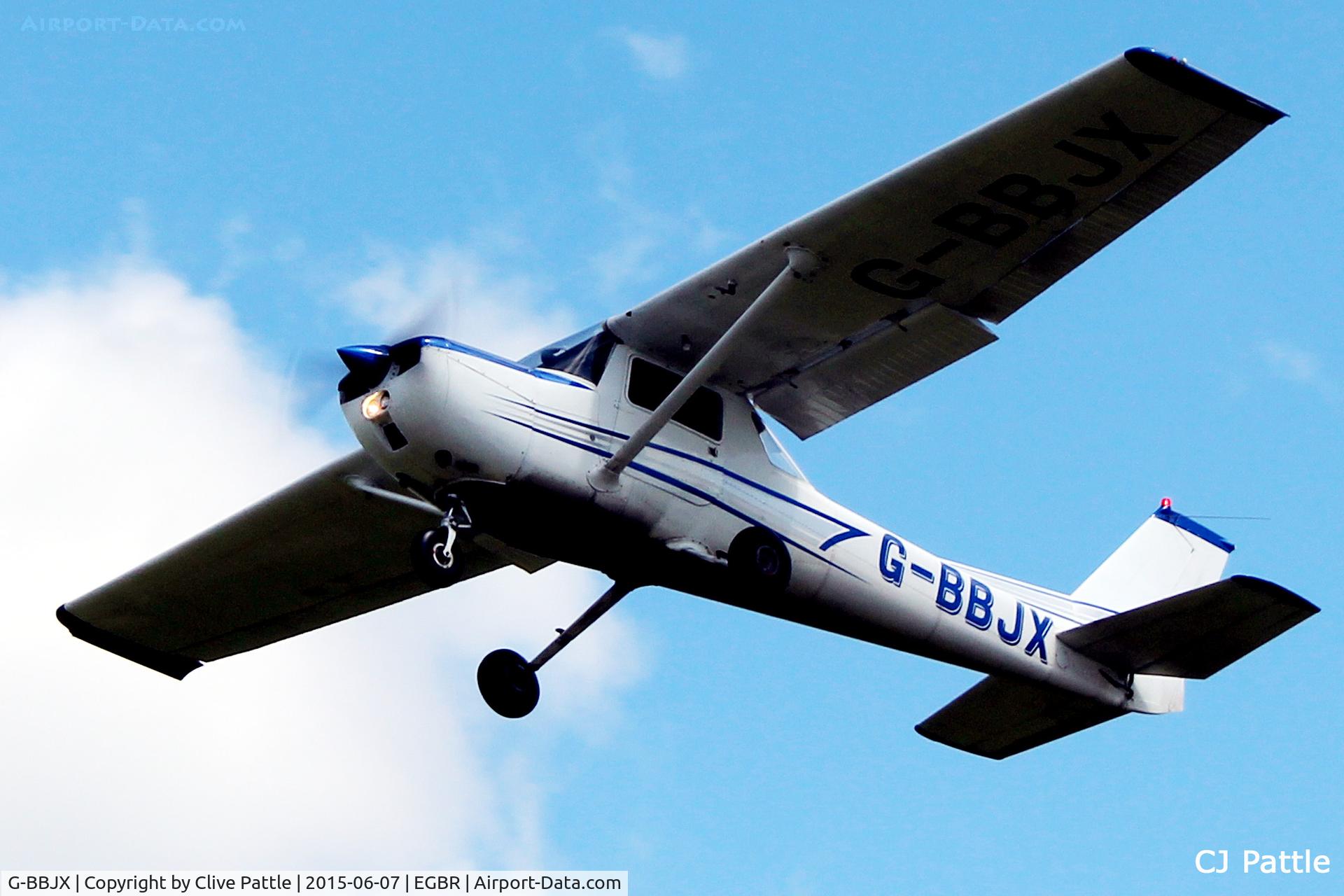 G-BBJX, 1974 Reims F150L C/N 1017, In action at The Real Aeroplane Company Ltd Radial Fly-In, Breighton Airfield, Yorkshire, U.K.  - EGBR