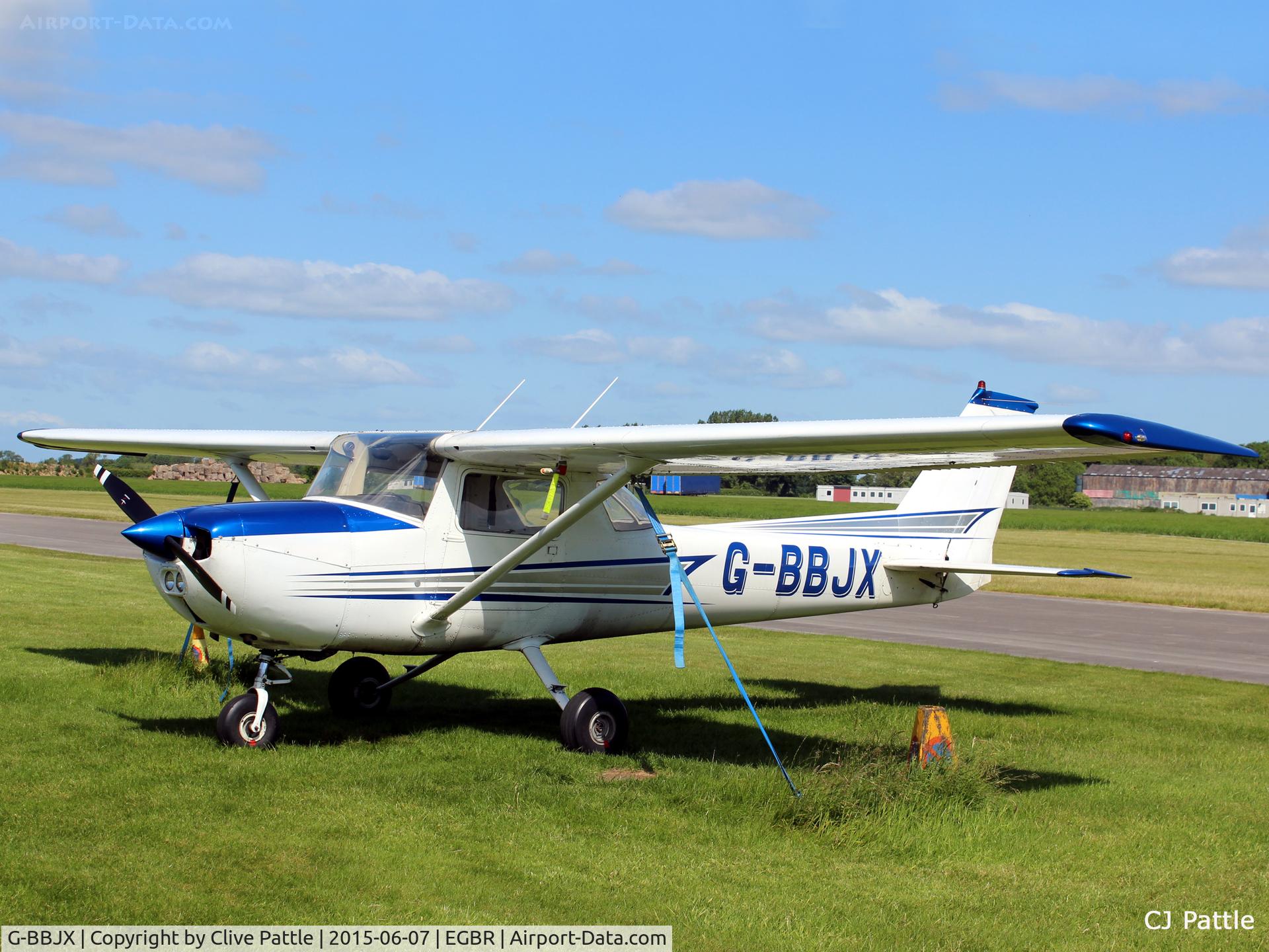 G-BBJX, 1974 Reims F150L C/N 1017, In action at The Real Aeroplane Company Ltd Radial Fly-In, Breighton Airfield, Yorkshire, U.K.  - EGBR