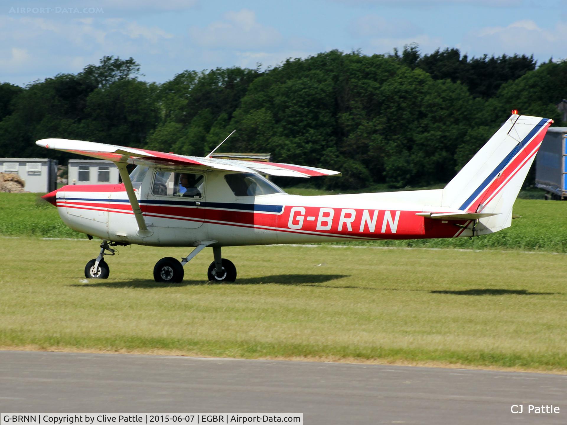 G-BRNN, 1980 Cessna 152 C/N 152-84735, In action at The Real Aeroplane Company Ltd Radial Fly-In, Breighton Airfield, Yorkshire, U.K.  - EGBR