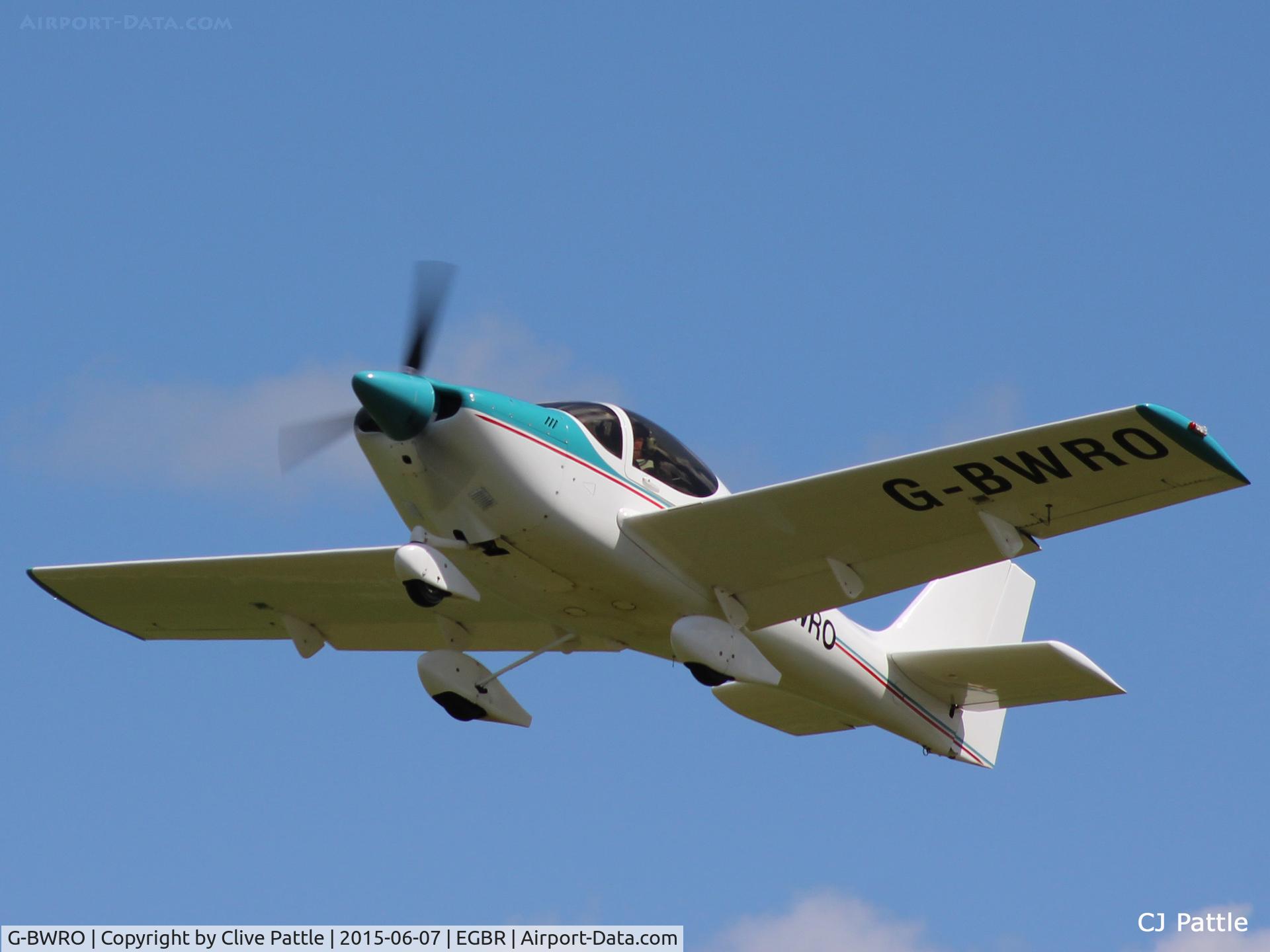G-BWRO, 1997 Europa Tri-Gear C/N PFA 247-12849, In action at The Real Aeroplane Company Ltd Radial Fly-In, Breighton Airfield, Yorkshire, U.K.  - EGBR