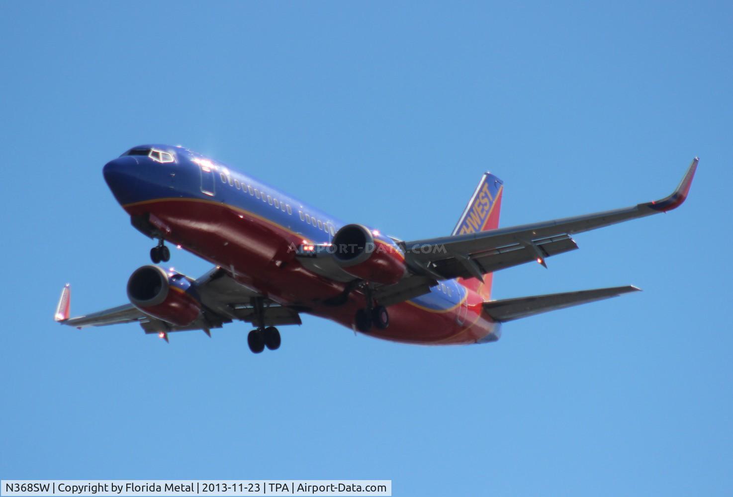 N368SW, 1993 Boeing 737-3H4 C/N 26579, Southwest