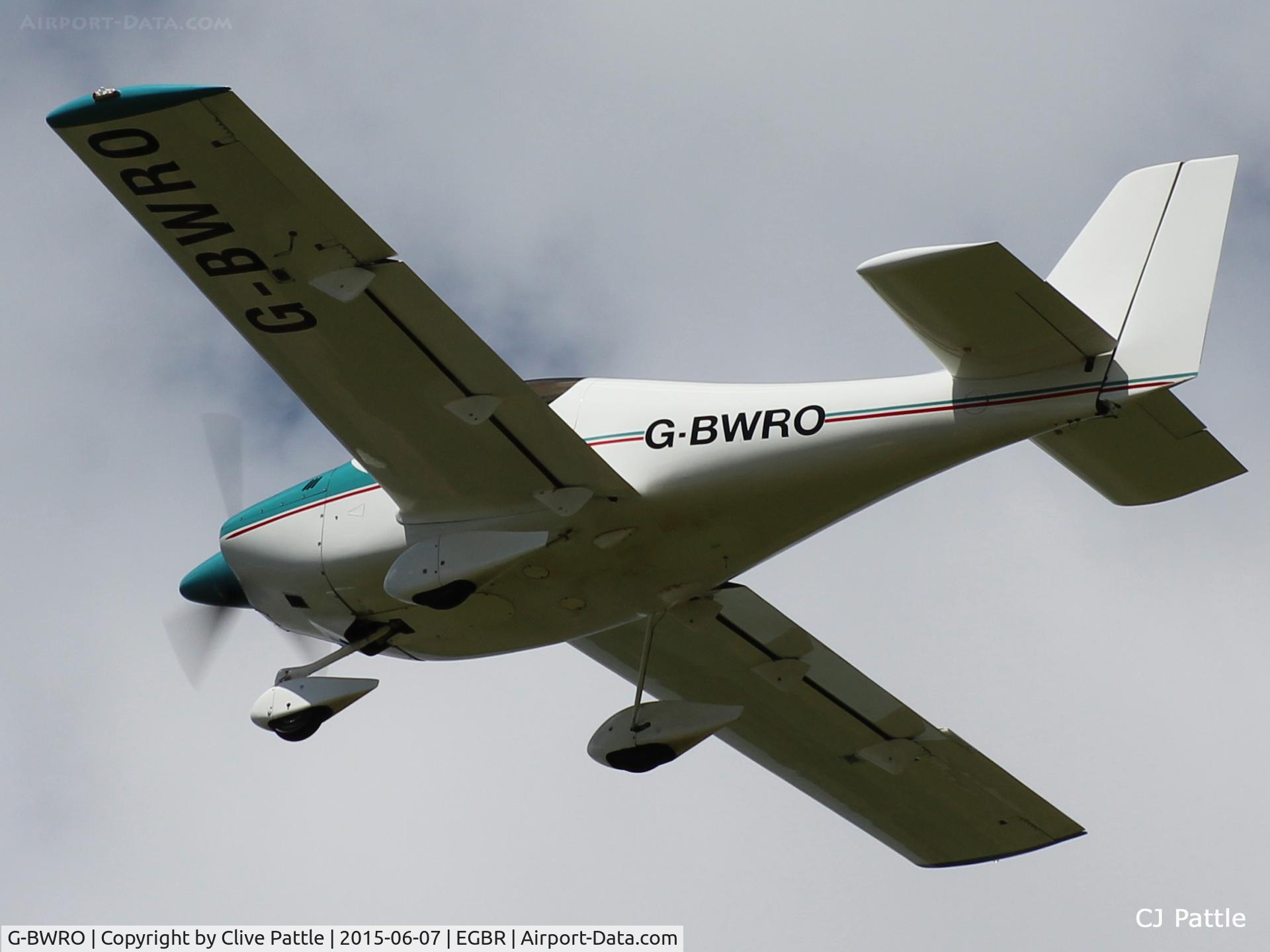 G-BWRO, 1997 Europa Tri-Gear C/N PFA 247-12849, In action at The Real Aeroplane Company Ltd Radial Fly-In, Breighton Airfield, Yorkshire, U.K.  - EGBR