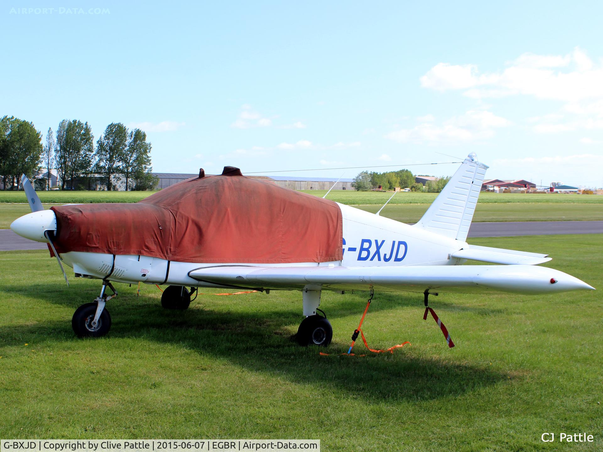 G-BXJD, 1967 Piper PA-28-180 Cherokee C/N 28-4215, Resting at The Real Aeroplane Company Ltd Radial Fly-In, Breighton Airfield, Yorkshire, U.K.  - EGBR