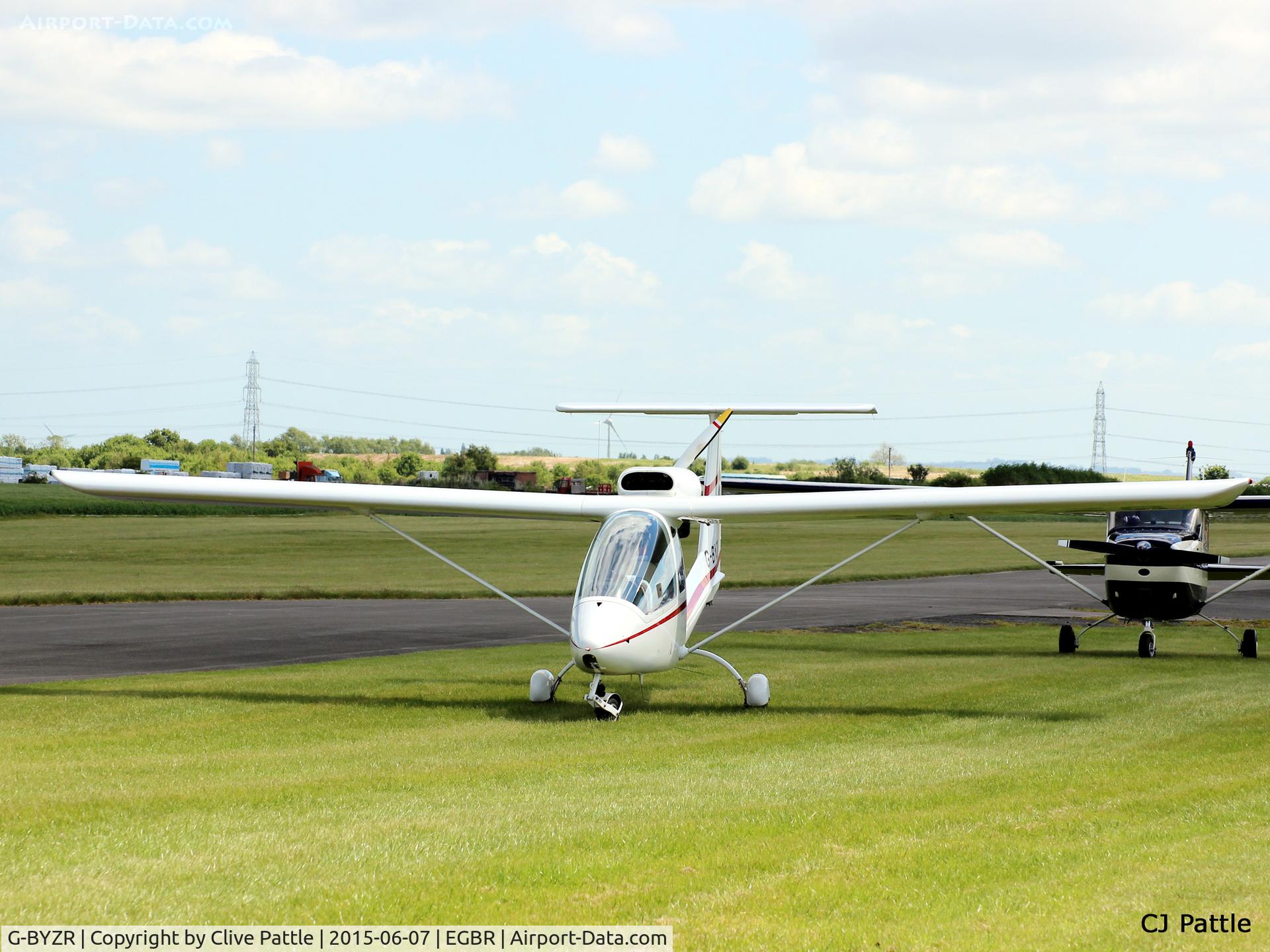 G-BYZR, 1996 Iniziative Industriali Italiane Sky Arrow 650TC C/N C001, In action at The Real Aeroplane Company Ltd Radial Fly-In, Breighton Airfield, Yorkshire, U.K.  - EGBR