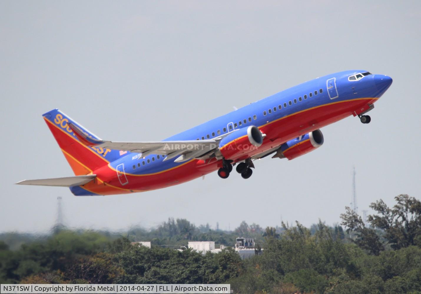 N371SW, 1993 Boeing 737-3H4 C/N 26598, Southwest