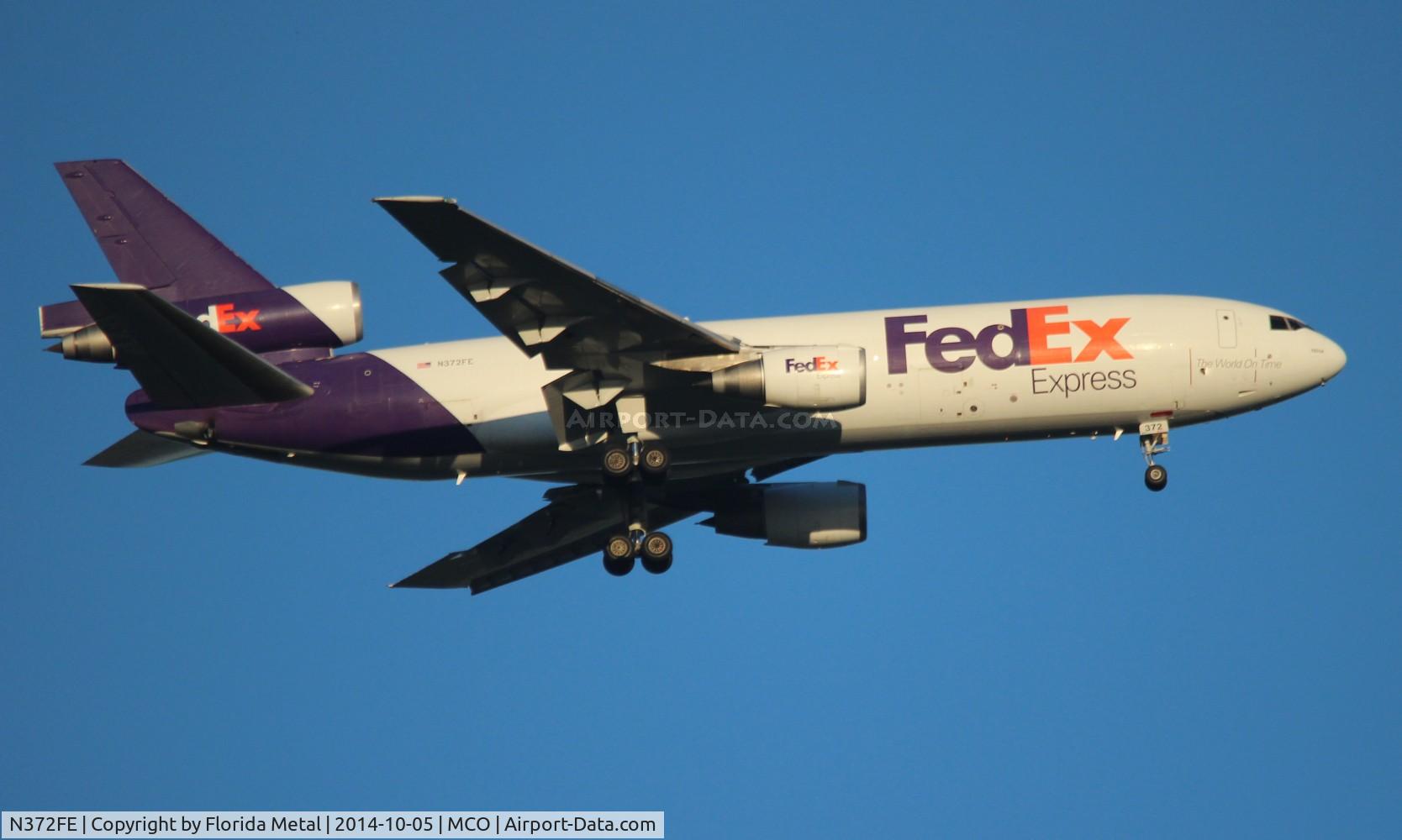 N372FE, 1972 McDonnell Douglas MD-10-10F C/N 46610, Fed Ex MD-10-10F