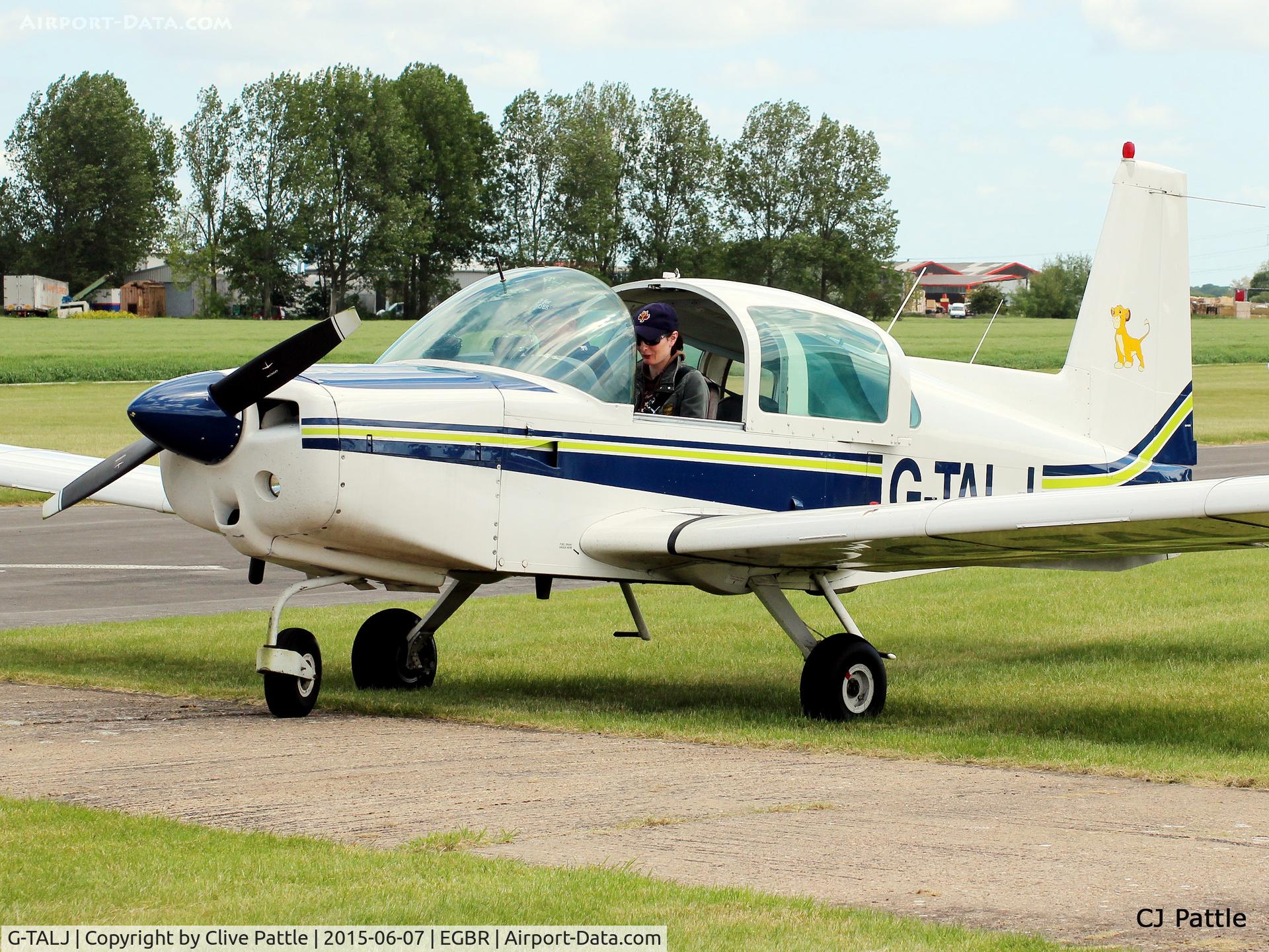 G-TALJ, 1973 Grumman American AA-5 Traveler C/N AA5-0479, At The Real Aeroplane Company Ltd Radial Fly-In, Breighton Airfield, Yorkshire, U.K.  - EGBR
