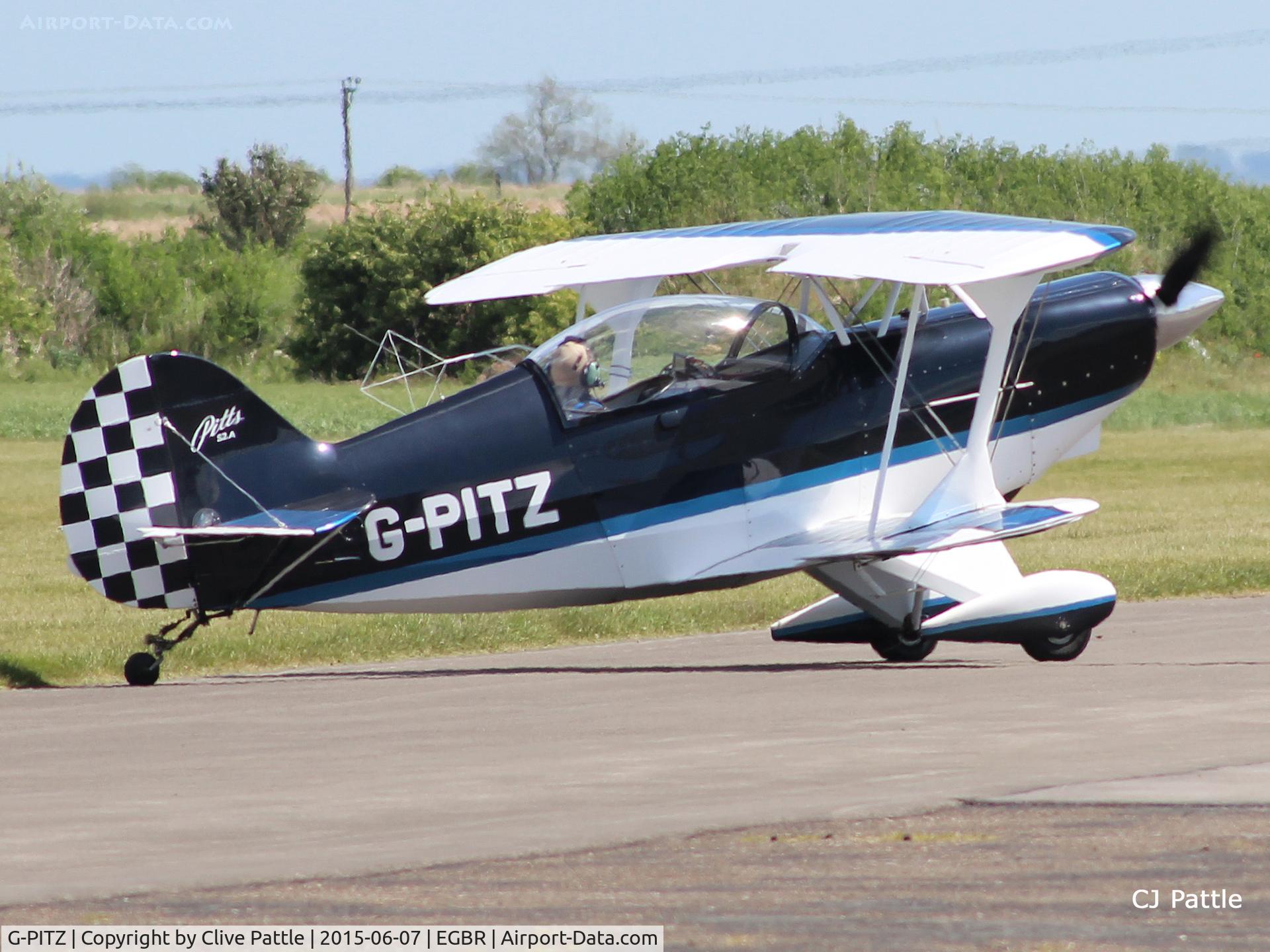 G-PITZ, 1983 Pitts S-2A Special C/N 100ER, At The Real Aeroplane Company Ltd Radial Fly-In, Breighton Airfield, Yorkshire, U.K.  - EGBR