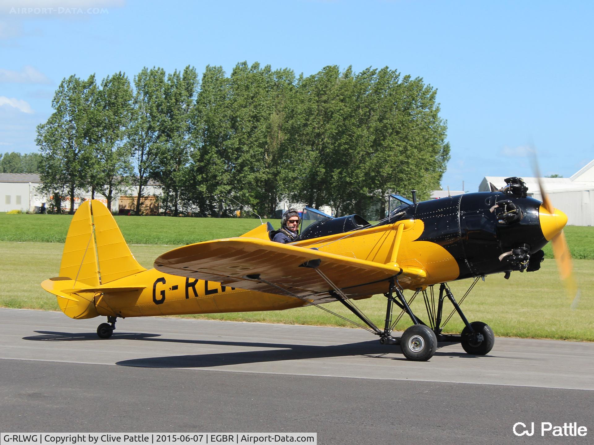 G-RLWG, 1942 Ryan PT-22 Recruit (ST3KR) C/N 1716, At The Real Aeroplane Company Ltd Radial Fly-In, Breighton Airfield, Yorkshire, U.K.  - EGBR