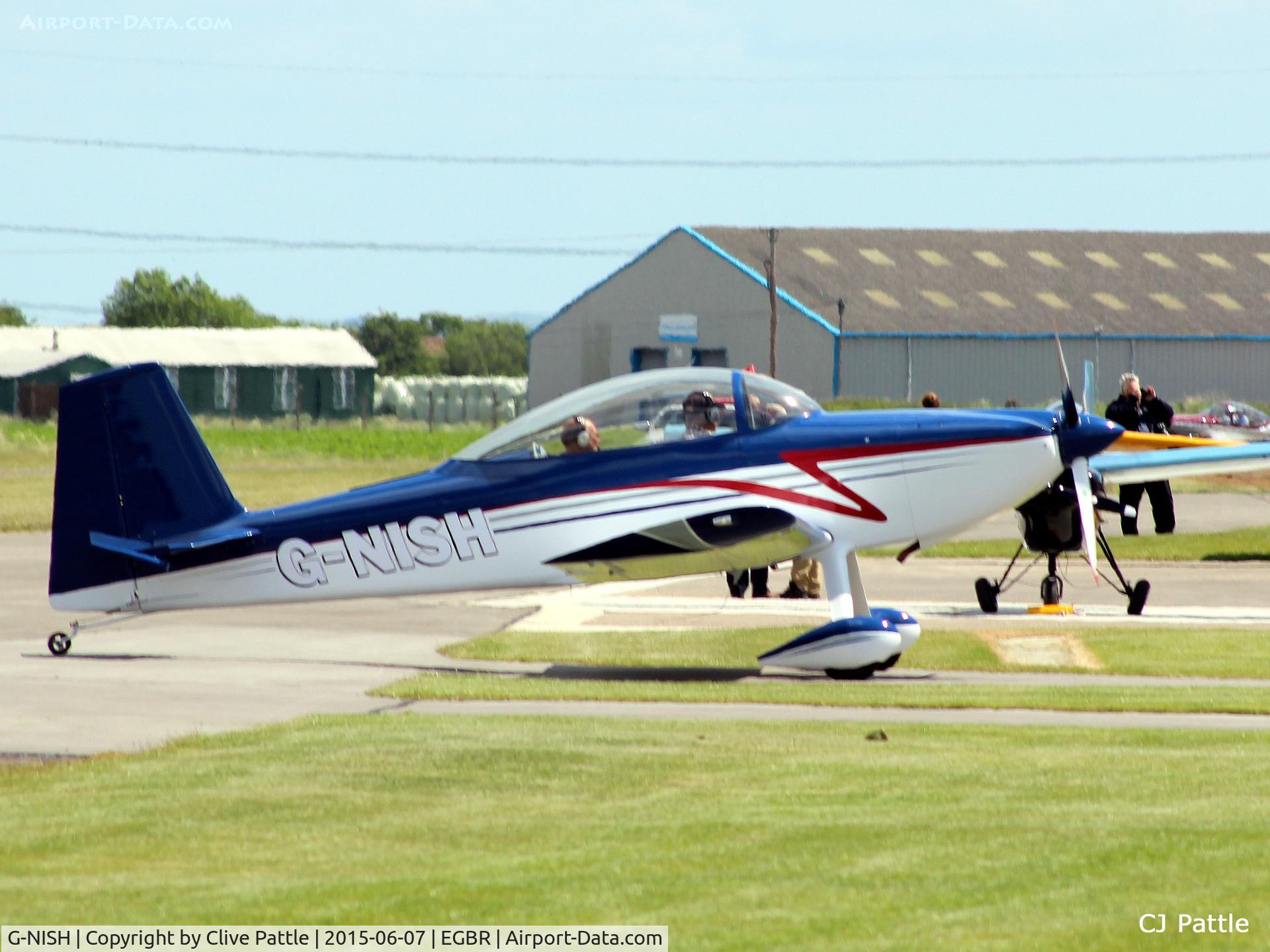 G-NISH, 2012 Vans RV-8 C/N PFA 303-13187, At The Real Aeroplane Company Ltd Radial Fly-In, Breighton Airfield, Yorkshire, U.K.  - EGBR