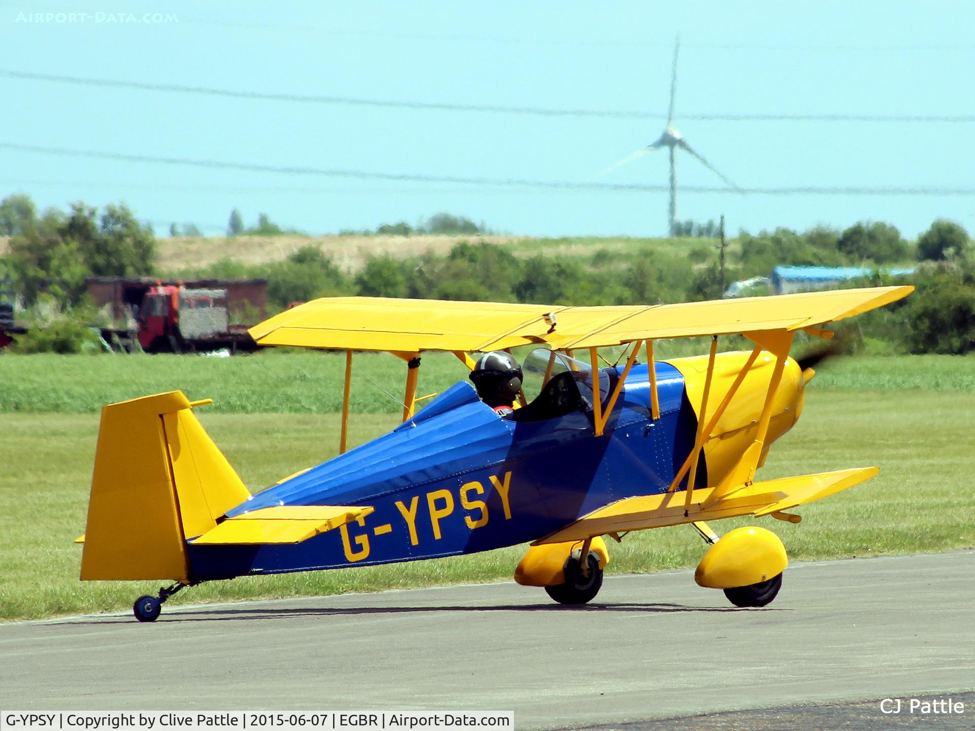 G-YPSY, 1988 Andreasson BA-4B C/N PFA 038-10352, At The Real Aeroplane Company Ltd Radial Fly-In, Breighton Airfield, Yorkshire, U.K.  - EGBR