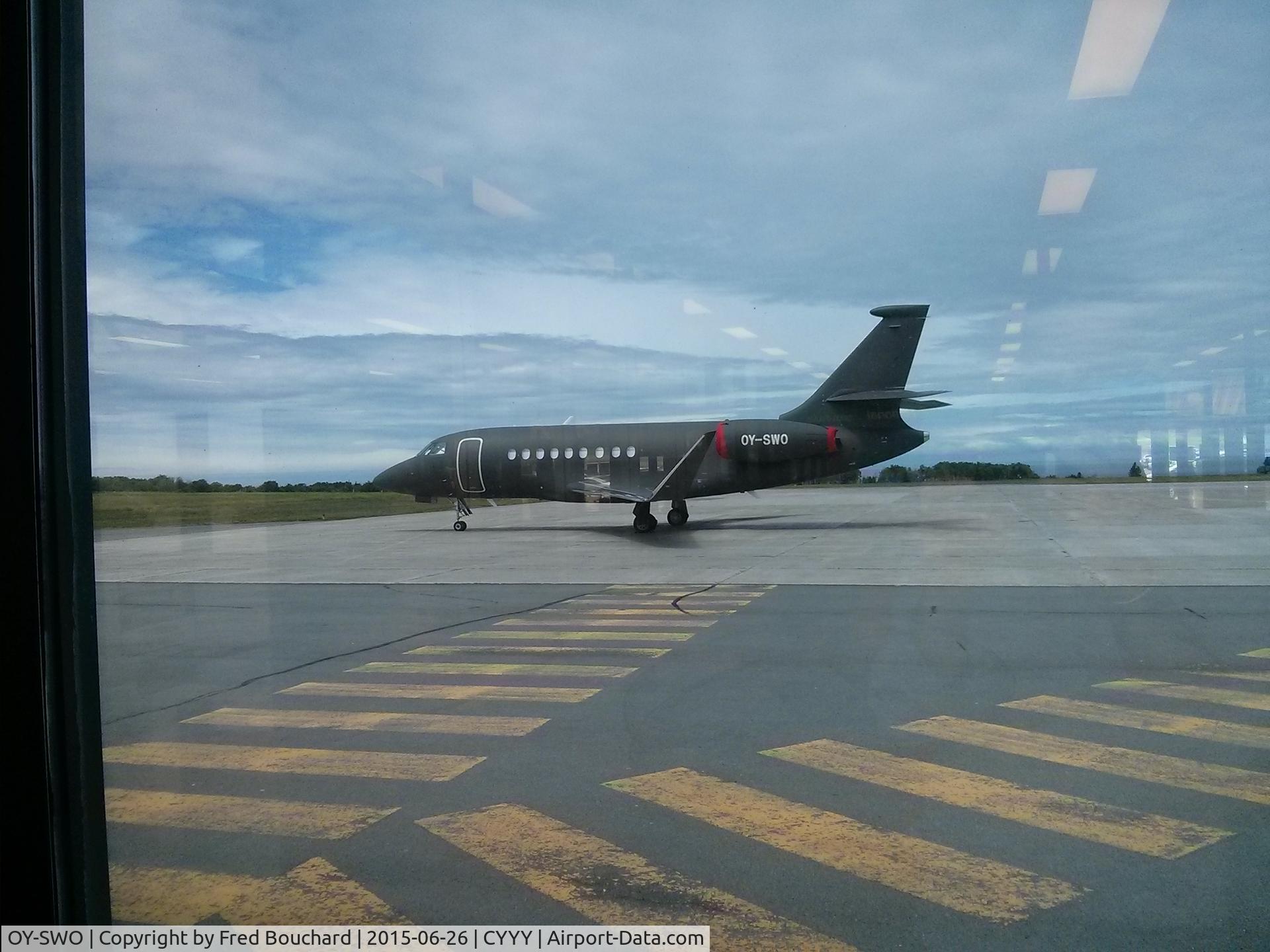 OY-SWO, 2014 Dassault Falcon 2000S C/N 725, Falcon 2000s, flat black