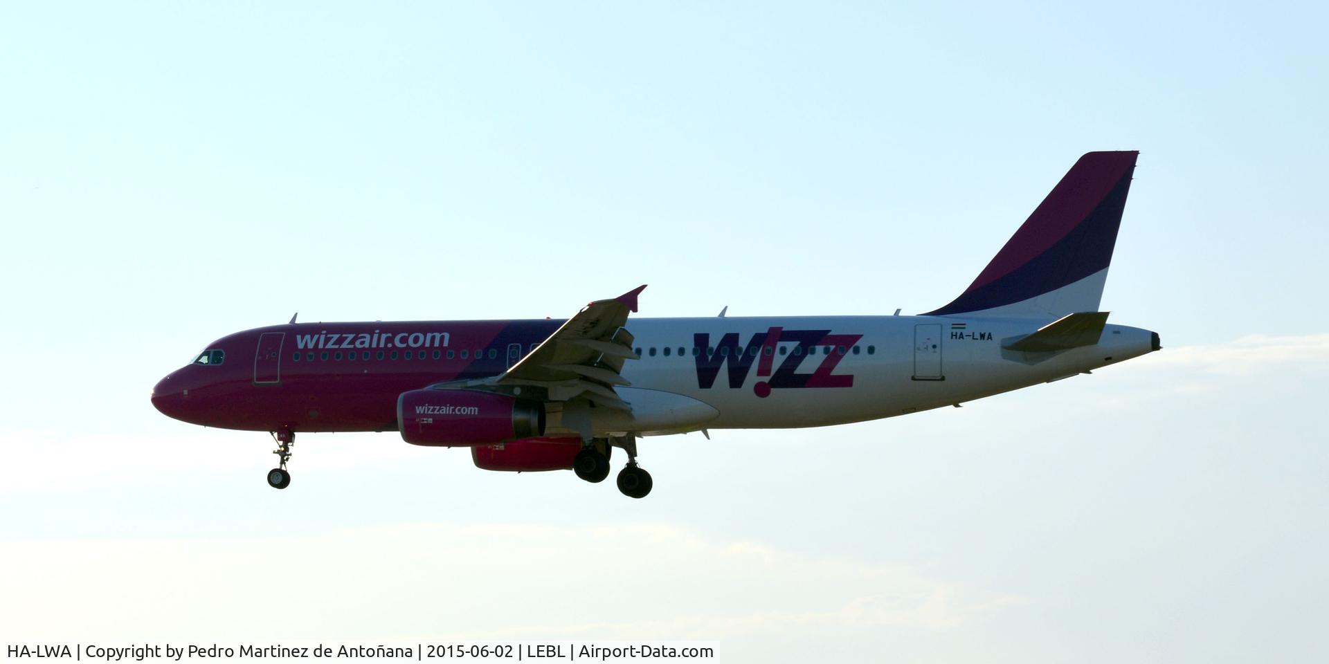 HA-LWA, 2010 Airbus A320-232 C/N 4223, El Prat Barcelona - España