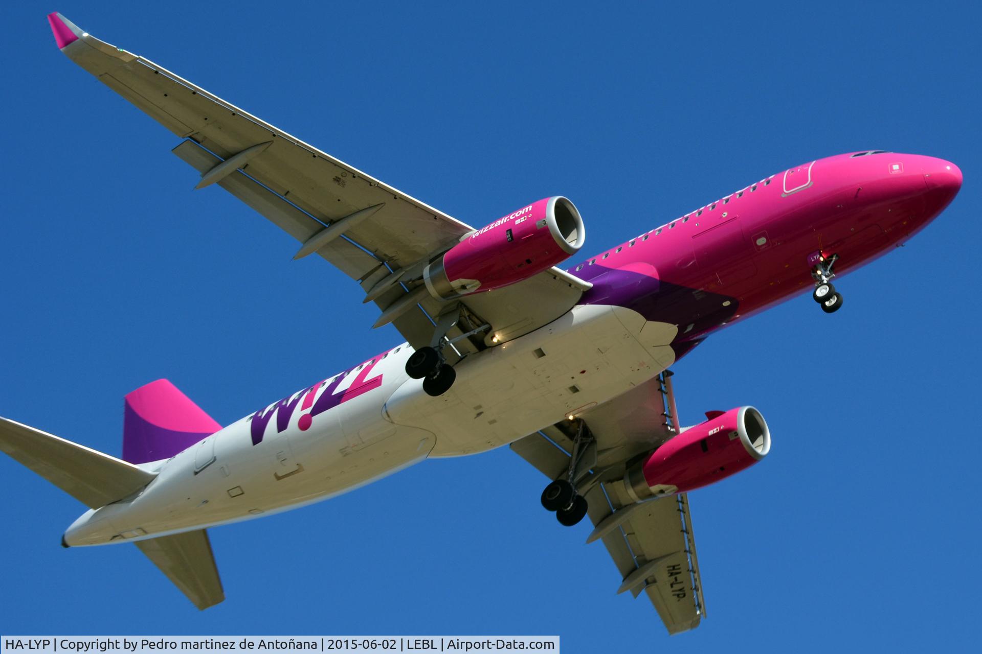 HA-LYP, 2015 Airbus A320-232 C/N 6589, El Prat Barcelona - España