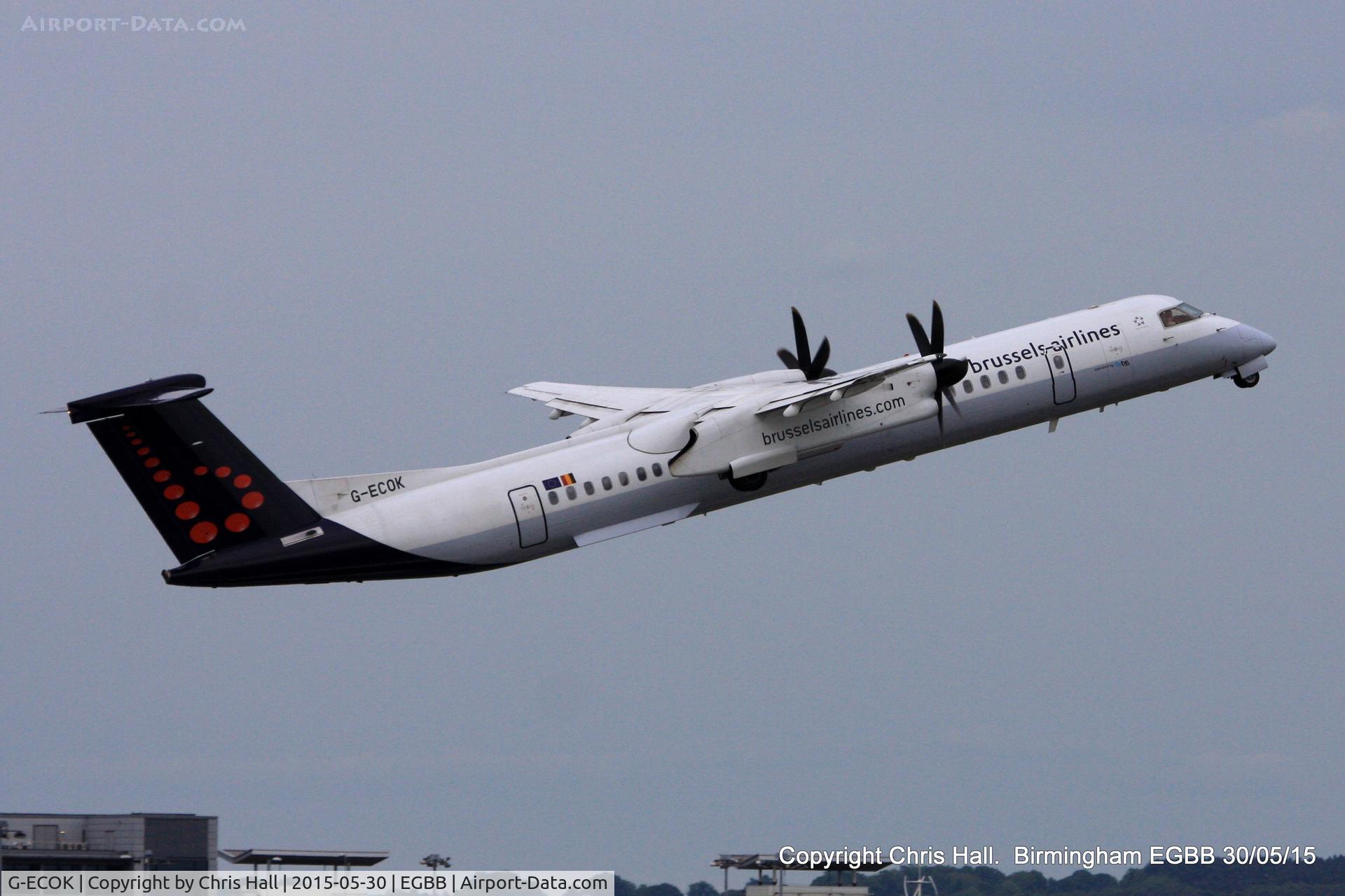 G-ECOK, 2008 Bombardier DHC-8-402Q Dash 8 C/N 4230, Brussels Airlines