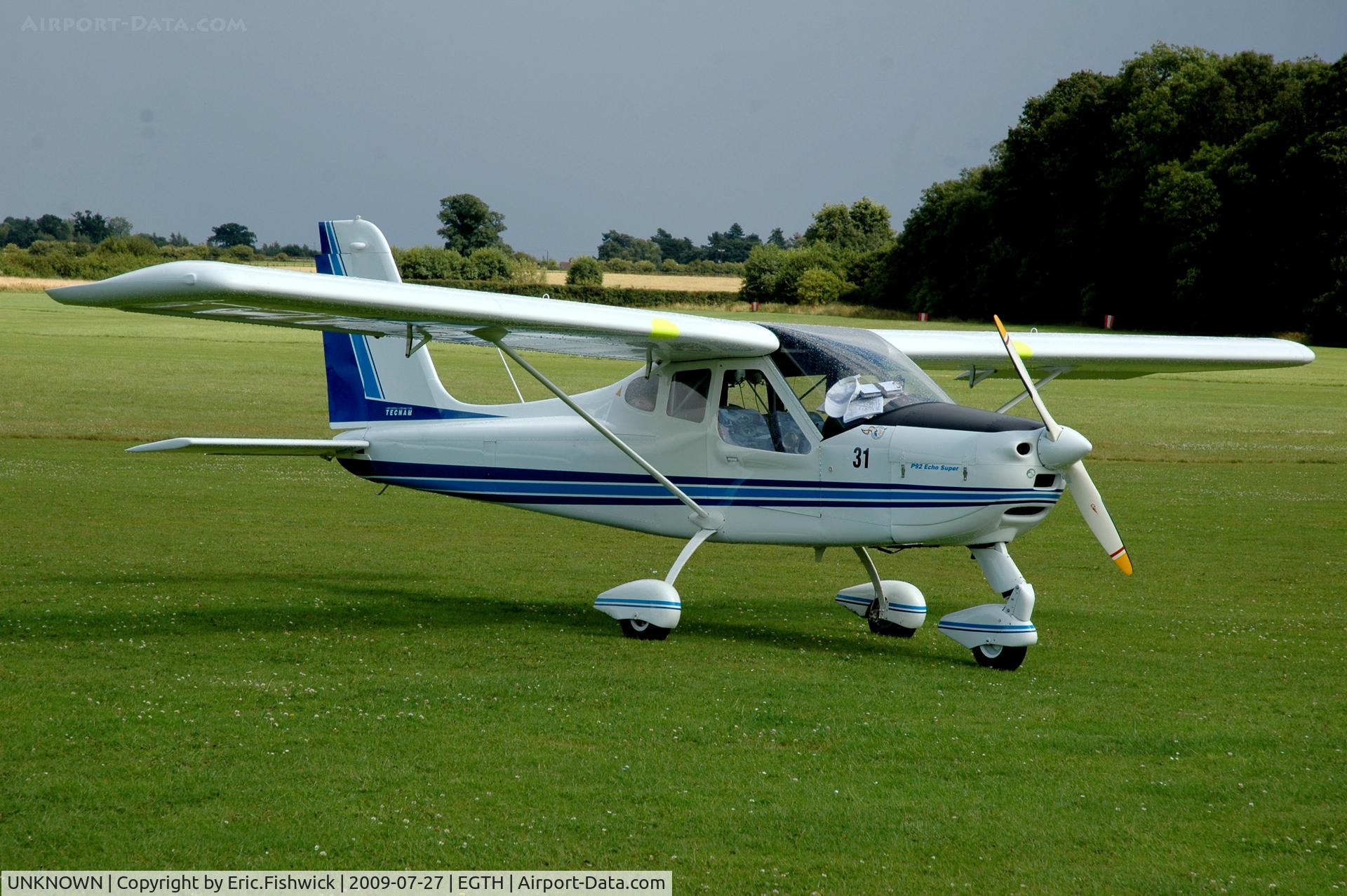 UNKNOWN, Miscellaneous Various C/N unknown, No.31 - Tecnam P92 Echo Super - Tour de France ULM 2009 - Anniversaire Louis Bleriot