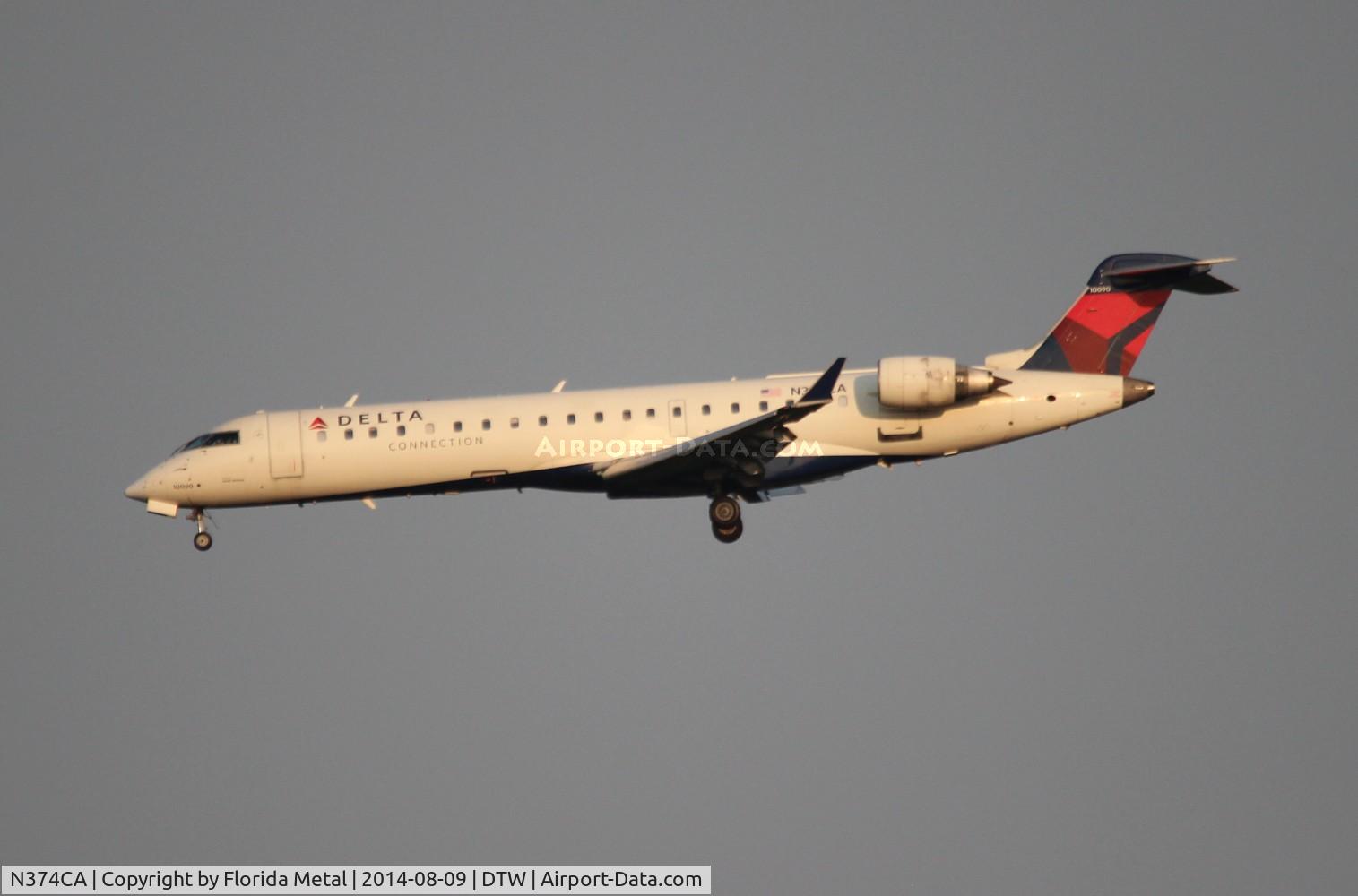 N374CA, 2003 Bombardier CRJ-701 (CL-600-2C10) Regional Jet C/N 10090, Delta Connection