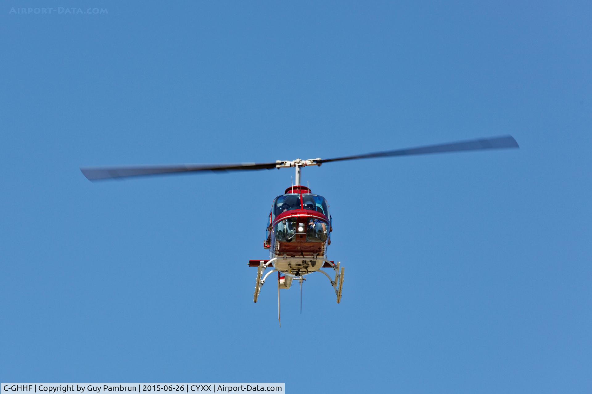 C-GHHF, 1981 Bell 206B JetRanger III C/N 3311, Departing