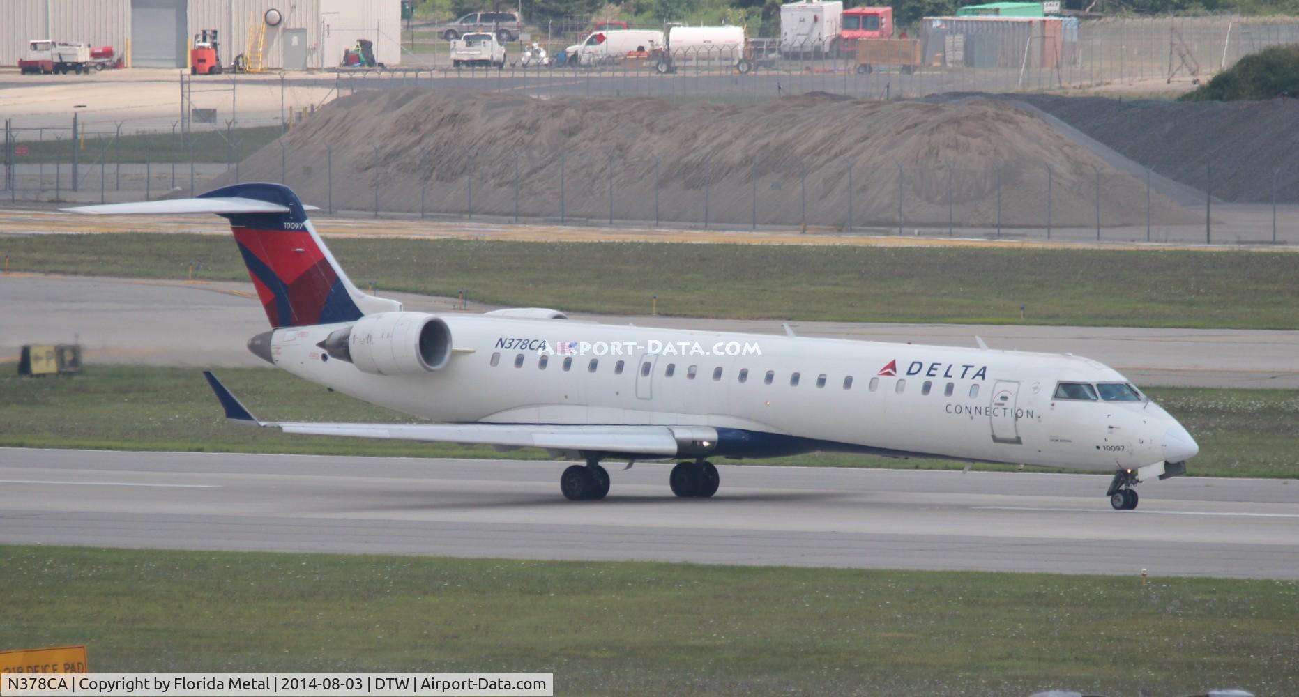 N378CA, 2003 Bombardier CRJ-701 (CL-600-2C10) Regional Jet C/N 10097, Delta Connection CRJ-700