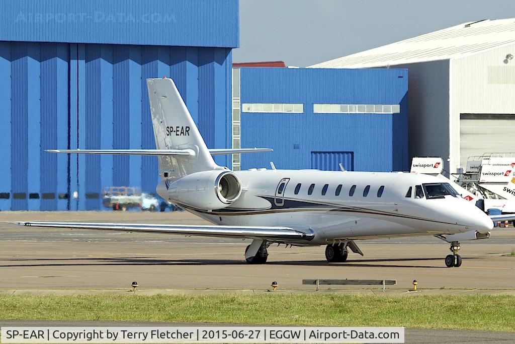 SP-EAR, 2008 Cessna 680 Citation Sovereign C/N 680-0213, 2008 Cessna 680 Citation Sovereign, c/n: 680-0213 at Luton