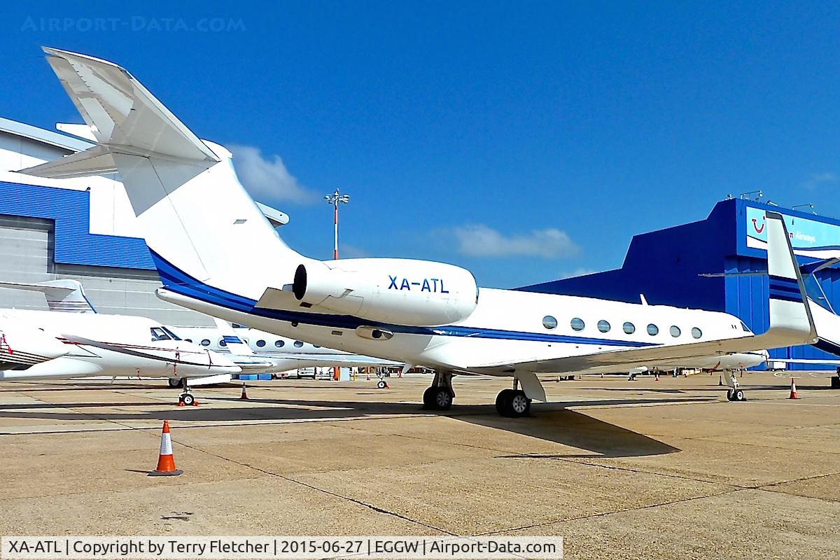 XA-ATL, Gulfstream Aerospace GV-SP (G550) C/N 5052, Gulfstream Aerospace 550, c/n: 5052 at Luton