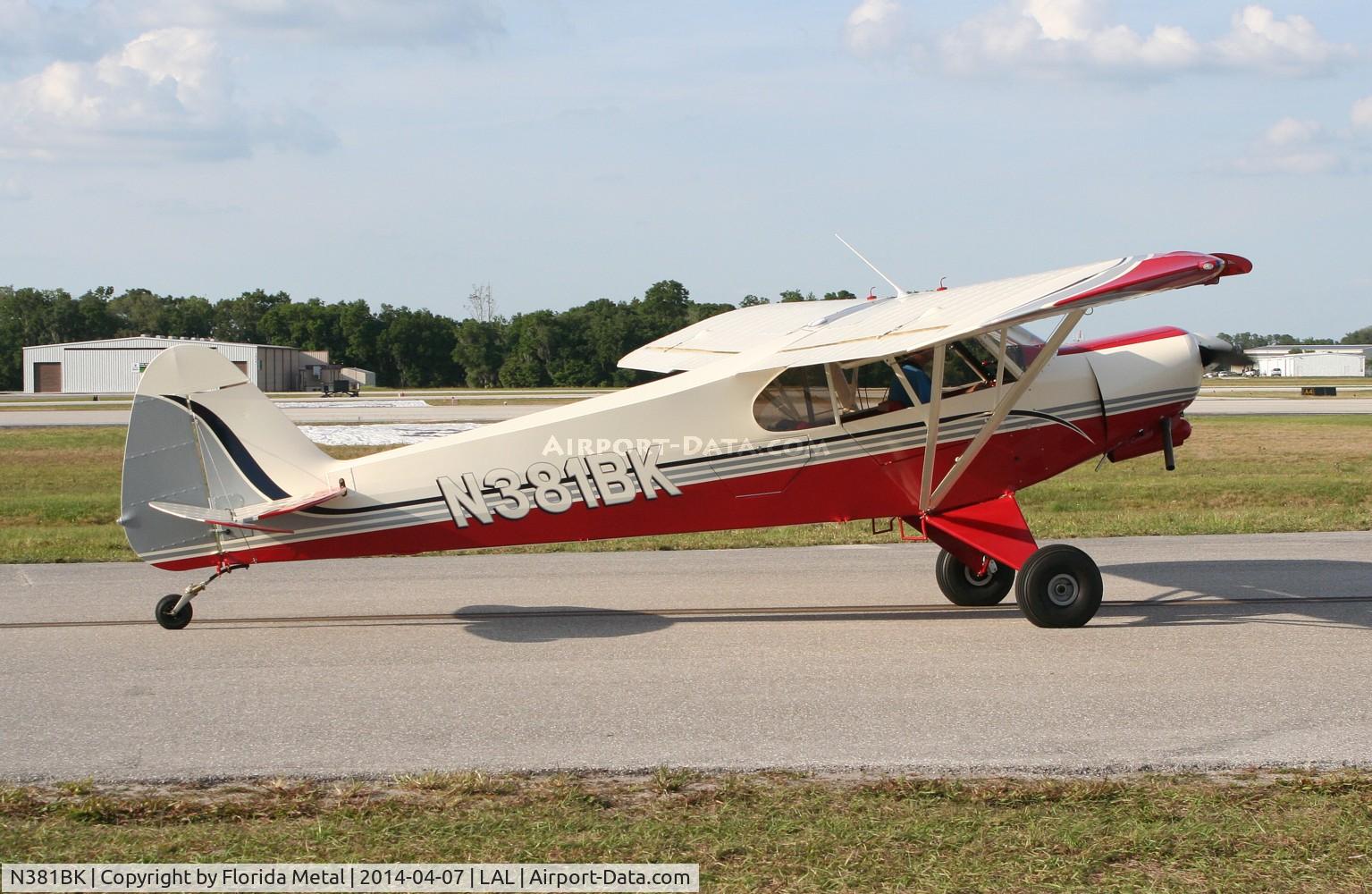 N381BK, 2013 Mark Welte Hein Super Cub/DC-15 C/N TIR-001, Super Cub