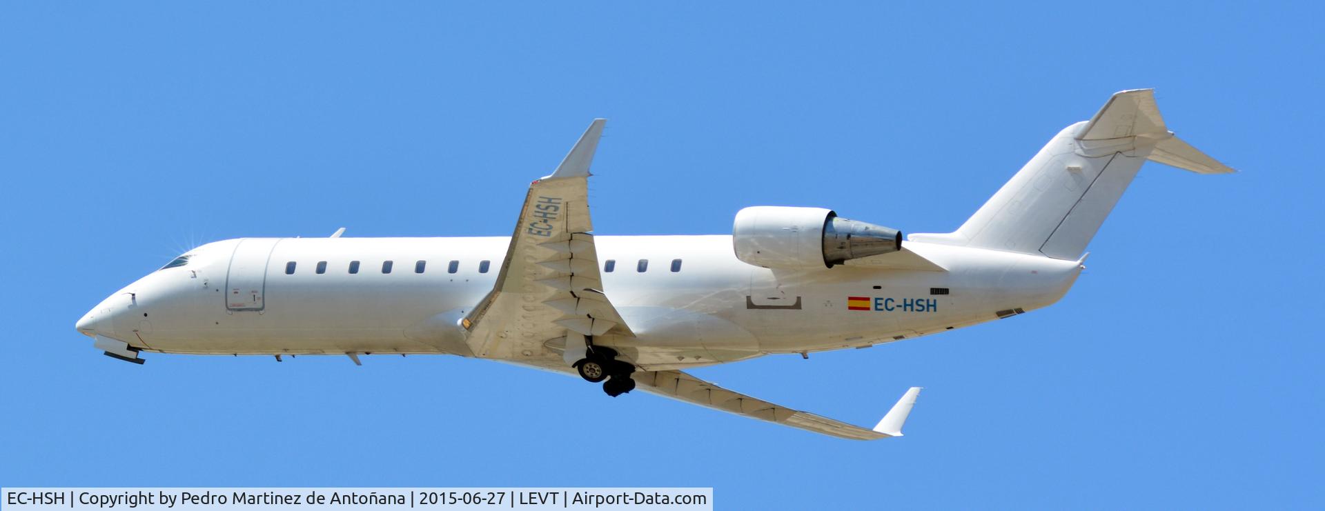 EC-HSH, 2000 Canadair CRJ-200ER (CL-600-2B19) C/N 7466, Foronda Vitoria-Gasteiz - Paias vasco