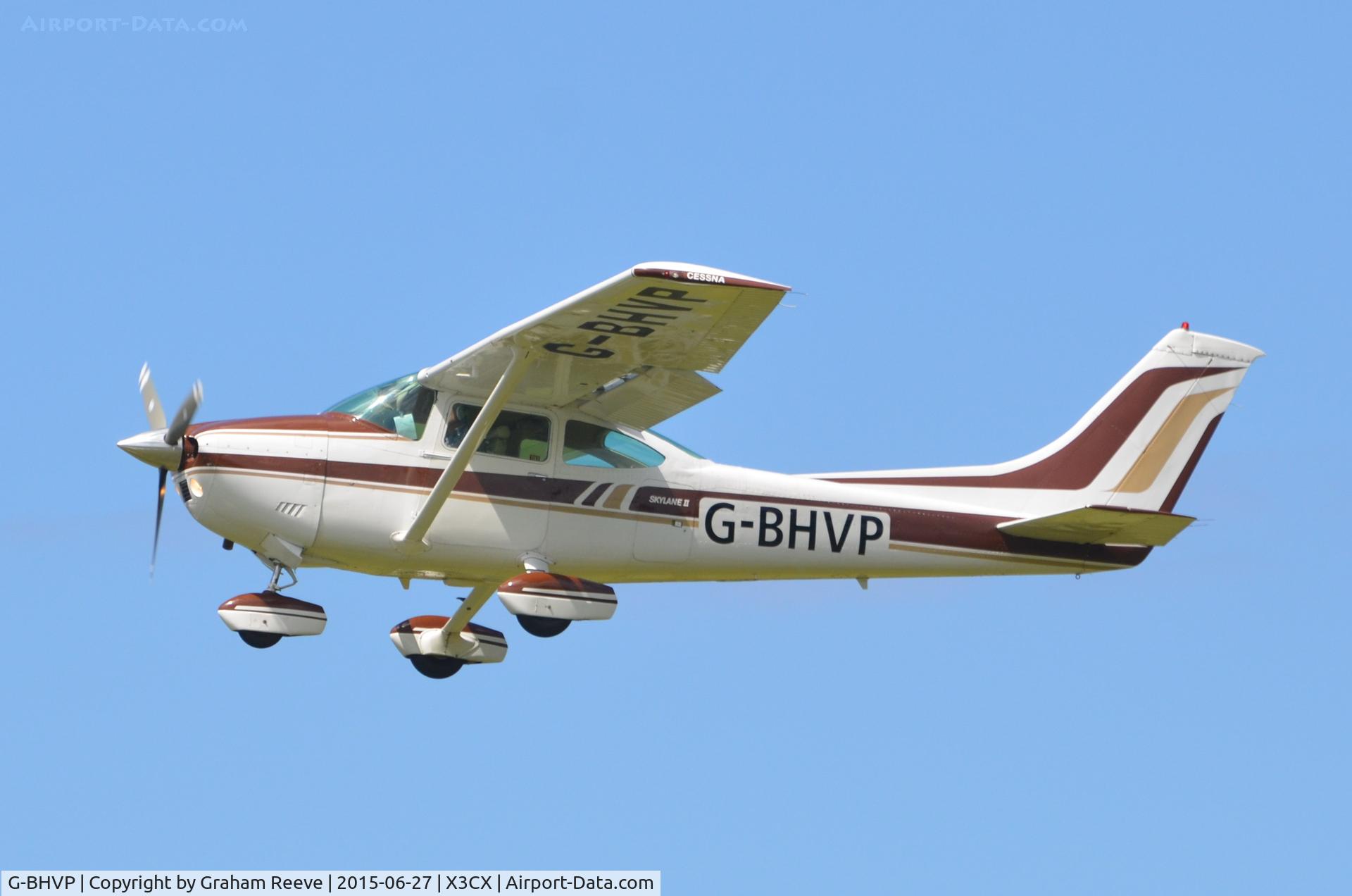 G-BHVP, 1979 Cessna 182Q Skylane C/N 182-67071, Over head at Northrepps.