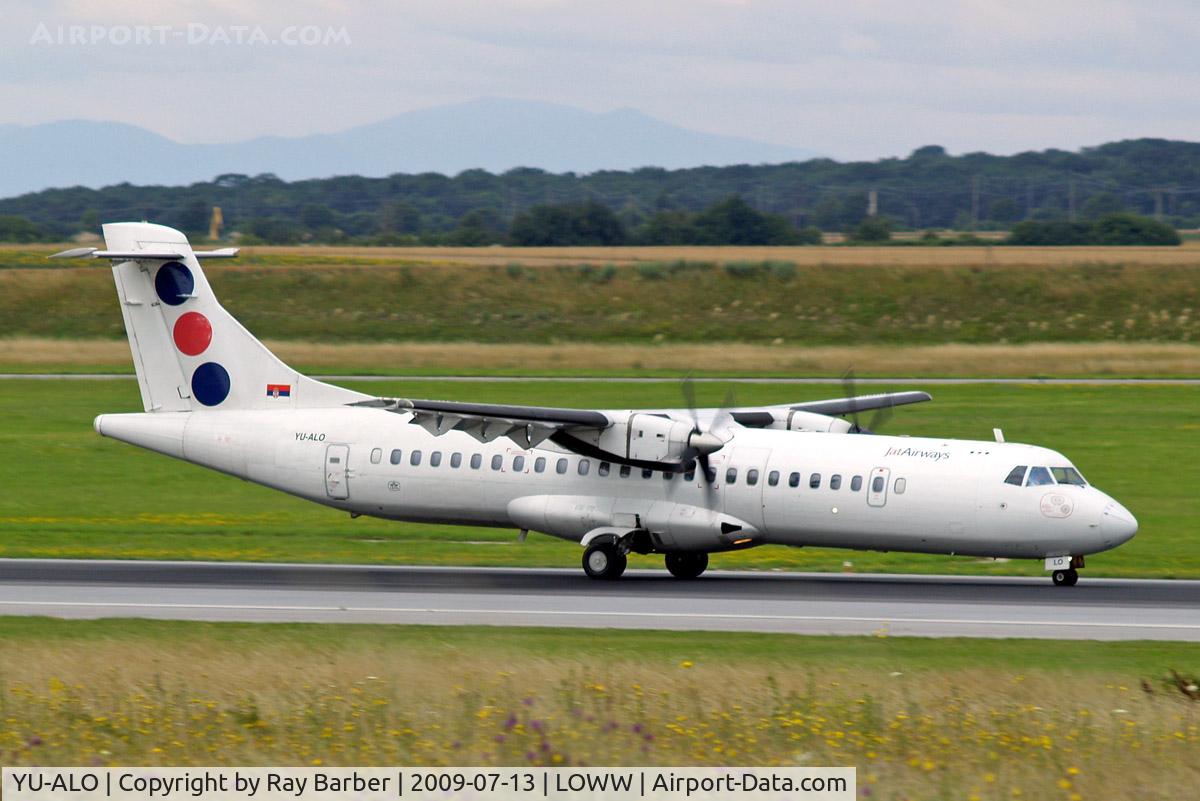 YU-ALO, 1990 ATR 72-202 C/N 186, Aerospatiale ATR-72-201 [186] (JAT Airways) Vienna-Schwechat~OE 13/07/2009