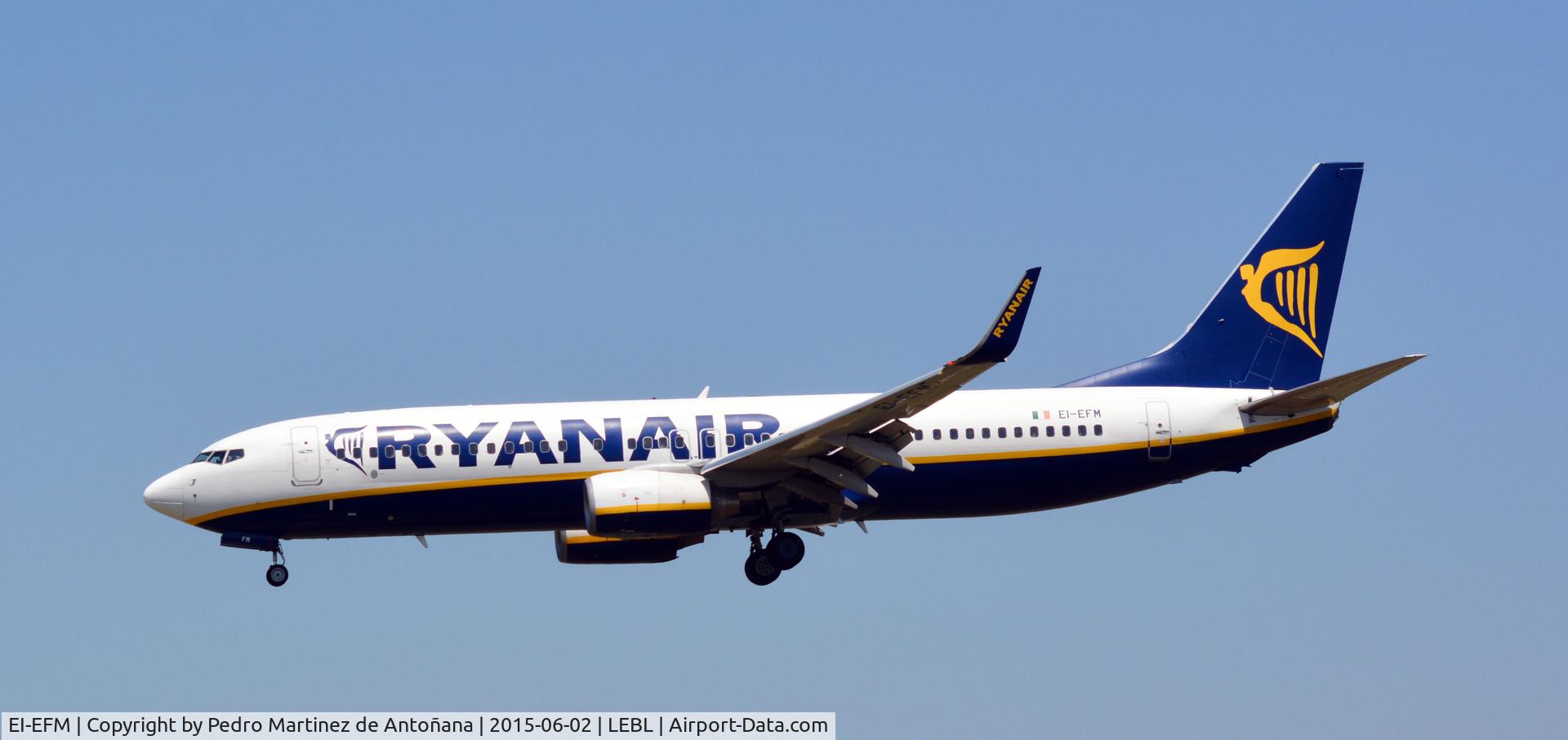 EI-EFM, 2009 Boeing 737-8AS C/N 37535, El Prat  Barcelona - España