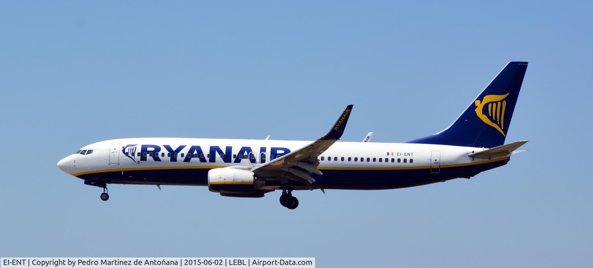 EI-ENT, 2010 Boeing 737-8AS C/N 35040, El Prat  Barcelona - España