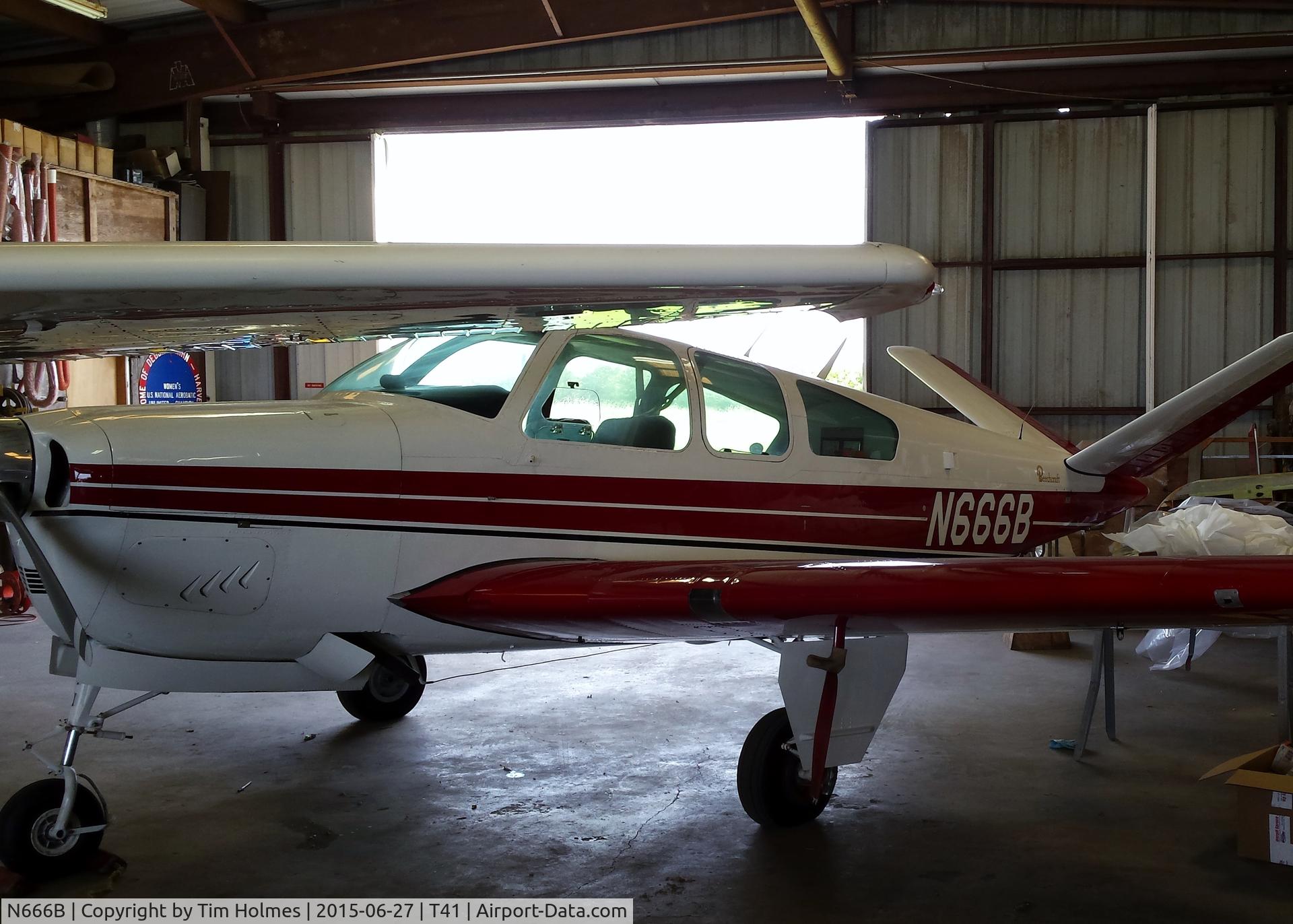 N666B, 1948 Beech A35 Bonanza C/N D-1667, N666B  June 27, 2015