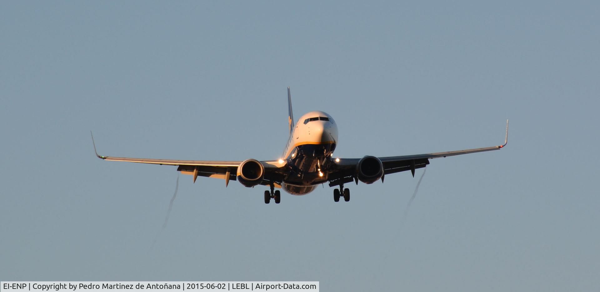 EI-ENP, 2010 Boeing 737-8AS C/N 40304, El Prat  Barcelona - España
