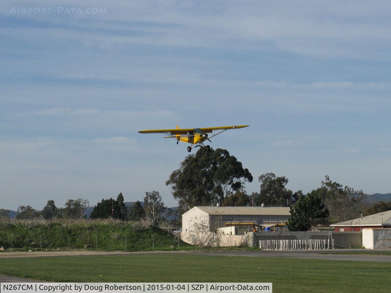 N267CM, 1954 Piper PA-18-135 Super Cub C/N 18-3532, 1954 Piper PA-18-135 SUPER CUB, Lycoming O-320 upgrade?, tundra tires, on final Rwy 04