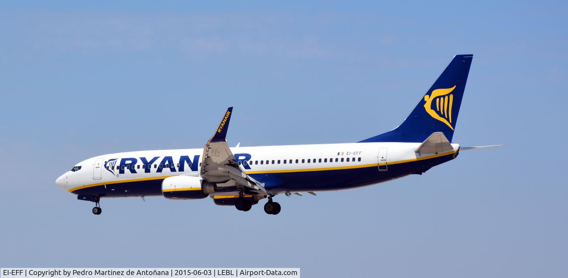 EI-EFF, 2009 Boeing 737-8AS C/N 35016, El Prat  Barcelona - España