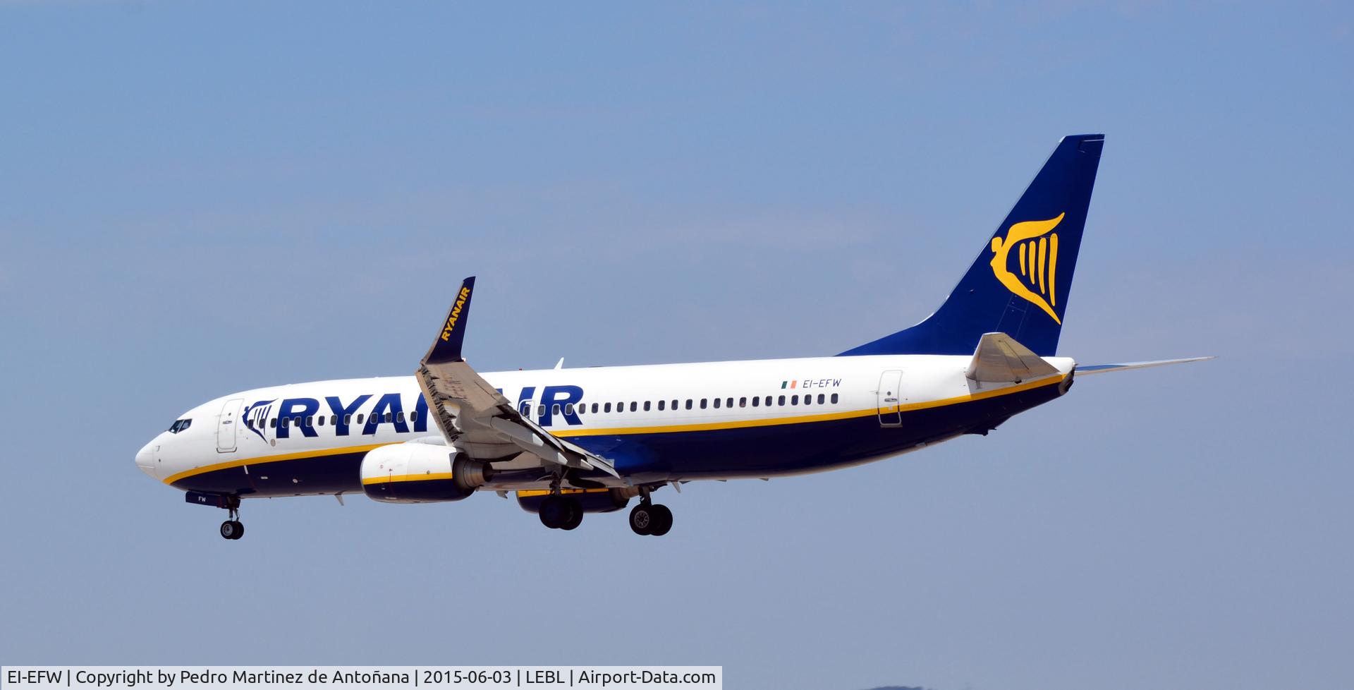EI-EFW, 2009 Boeing 737-8AS C/N 35018, El Prat  Barcelona - España