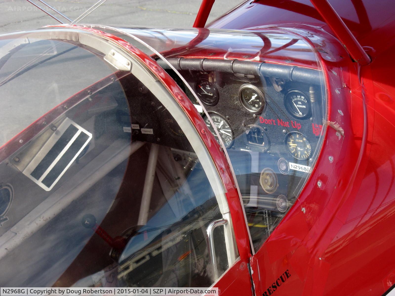 N2968G, 1966 Pitts S-LHN C/N 2902, 1966 Pitts SPECIAL LHN, Lycoming O-290, Experimental class, good panel advice-Don't Nut Up