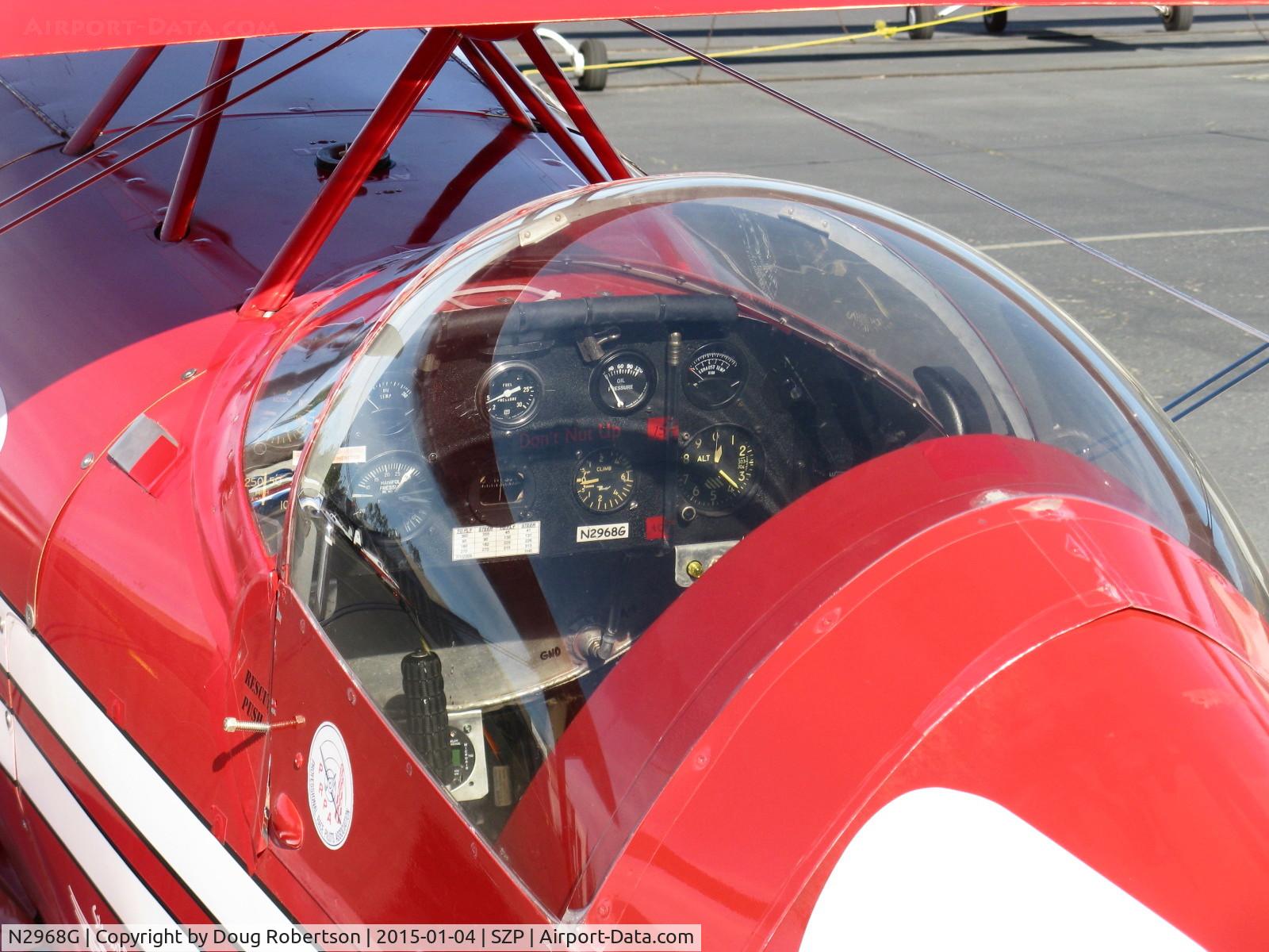N2968G, 1966 Pitts S-LHN C/N 2902, 1966 Pitt's SPECIAL LHN, Lycoming O-290, Experimental class, panel
