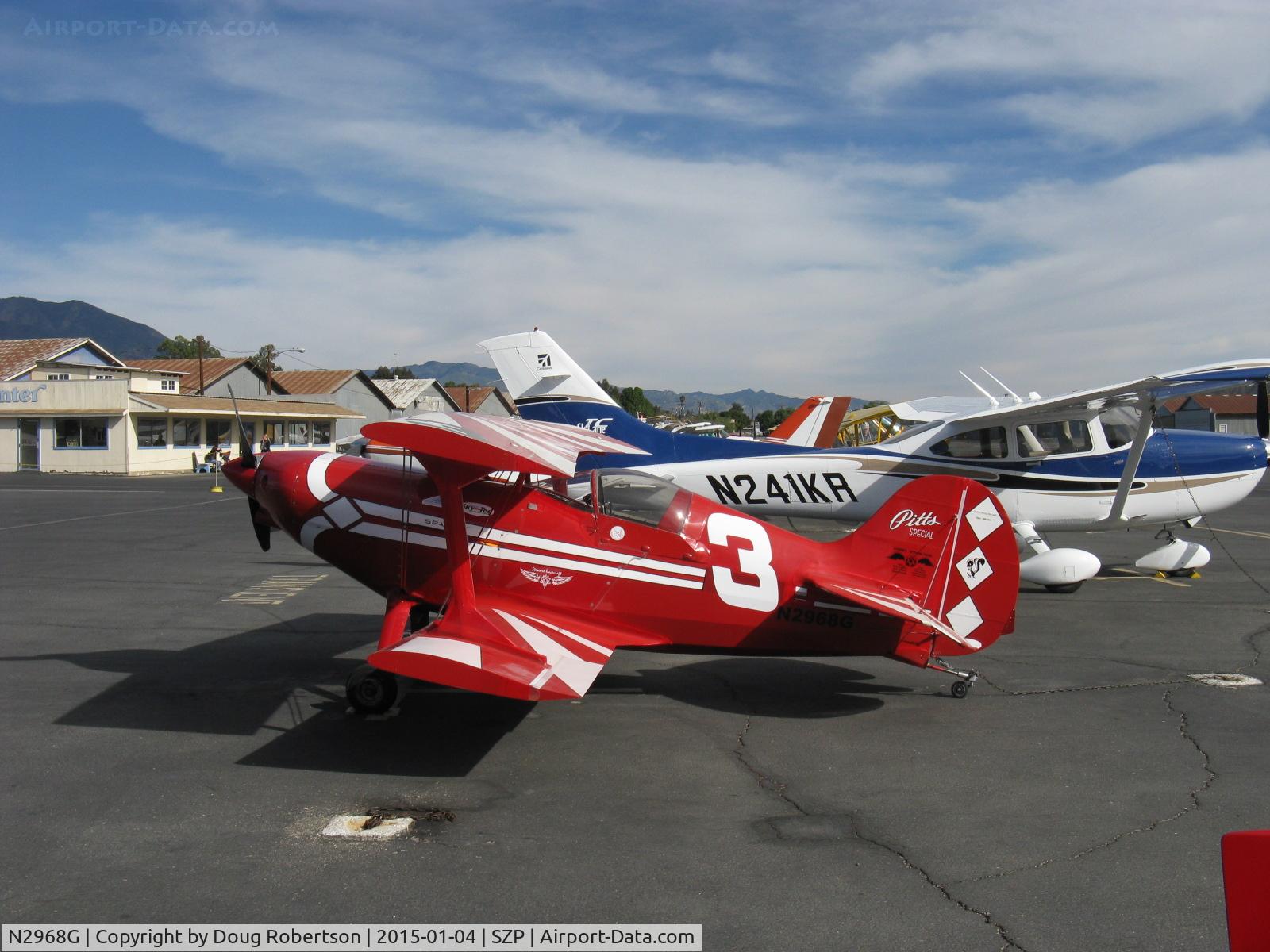 N2968G, 1966 Pitts S-LHN C/N 2902, 1966 Pitts SPECIAL LHN, Lycoming O-290, Experimental class biplane