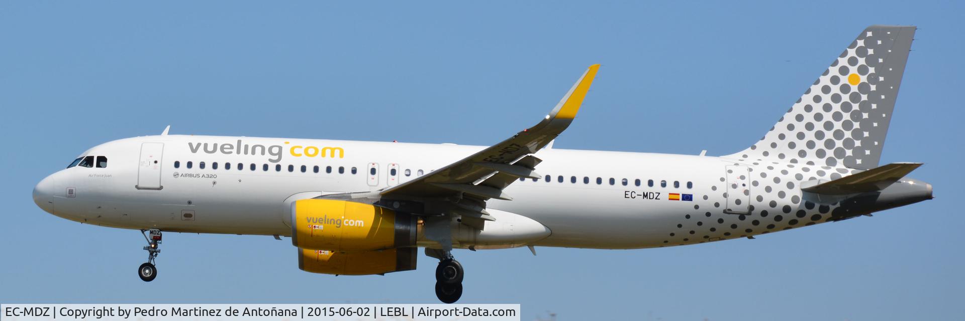 EC-MDZ, 2014 Airbus A320-232 C/N 6377, El Prat Barcelona - España
