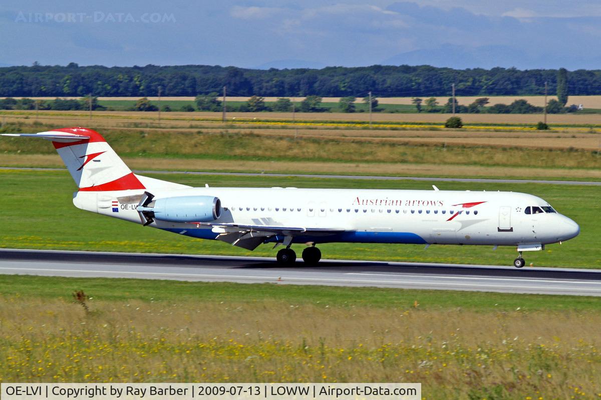 OE-LVI, 1993 Fokker 100 (F-28-0100) C/N 11468, Fokker F-100 [11468] (Austrian Arrows) Vienna-Schwechat~OE 13/07/2009